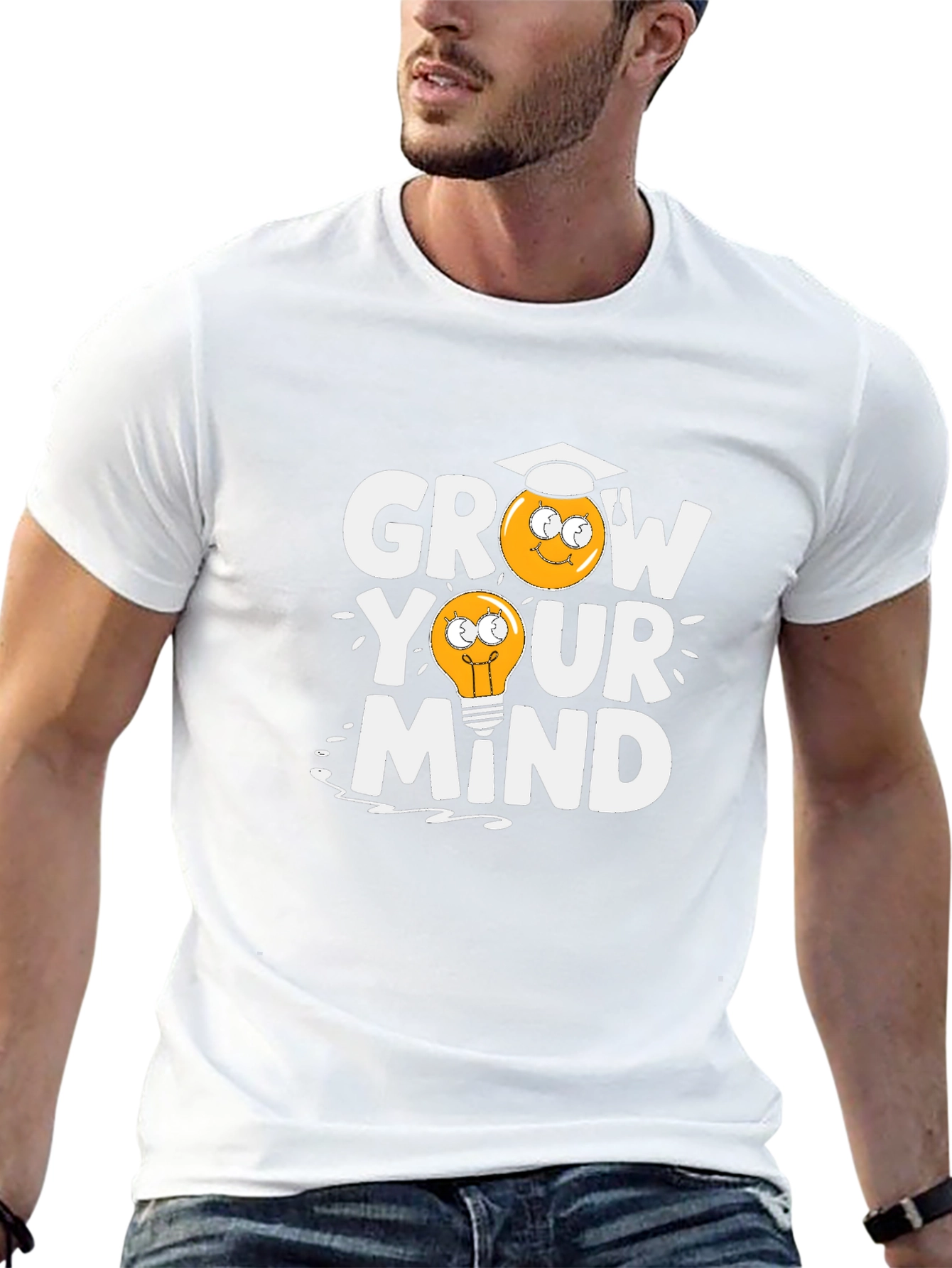 Grow Your Mind T-Shirt - Brainy Education Tee