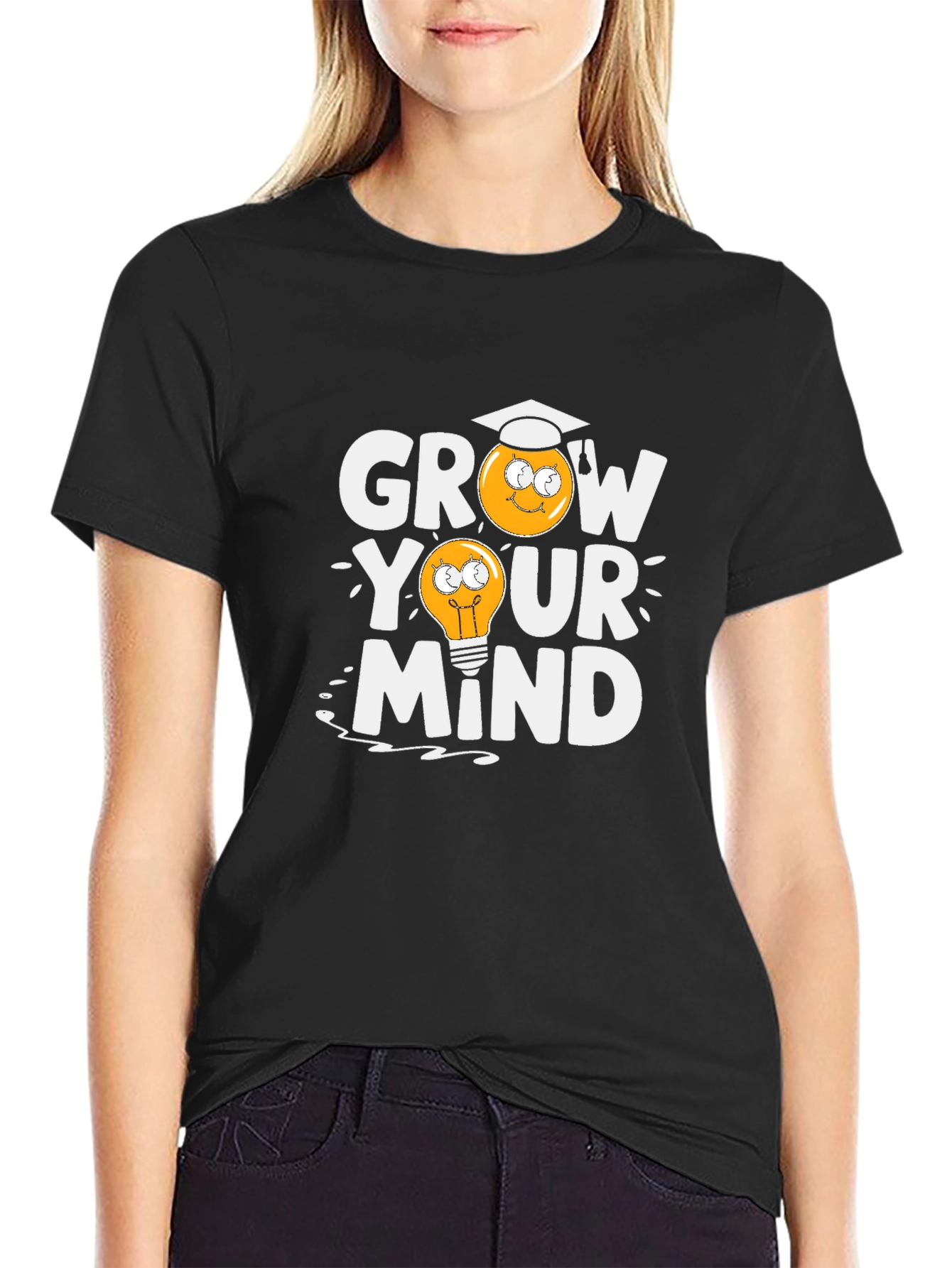 Grow Your Mind T-Shirt - Brainy Education Tee