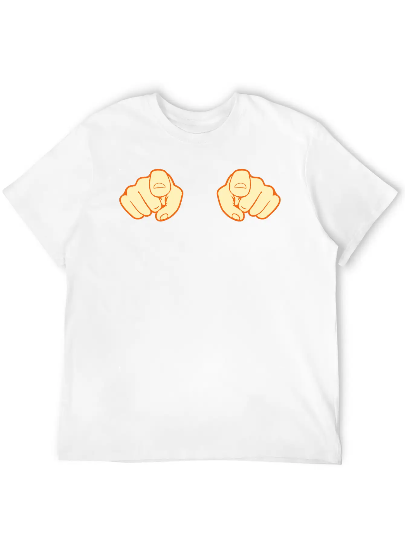 Finger 2 Hands Unisex Casual T-Shirt – Clean Design For Daily Comfort