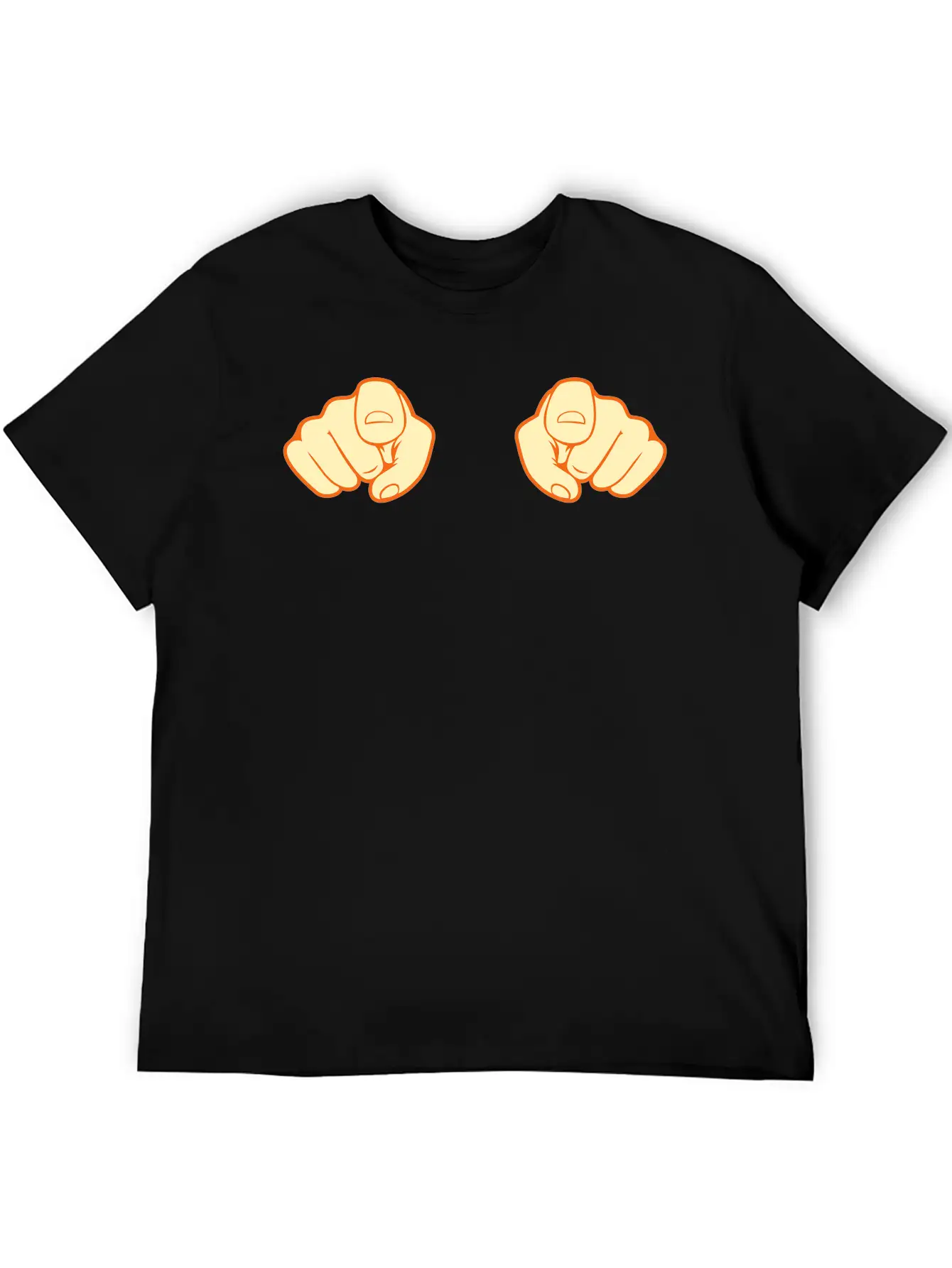 Finger 2 Hands Unisex Casual T-Shirt – Clean Design For Daily Comfort