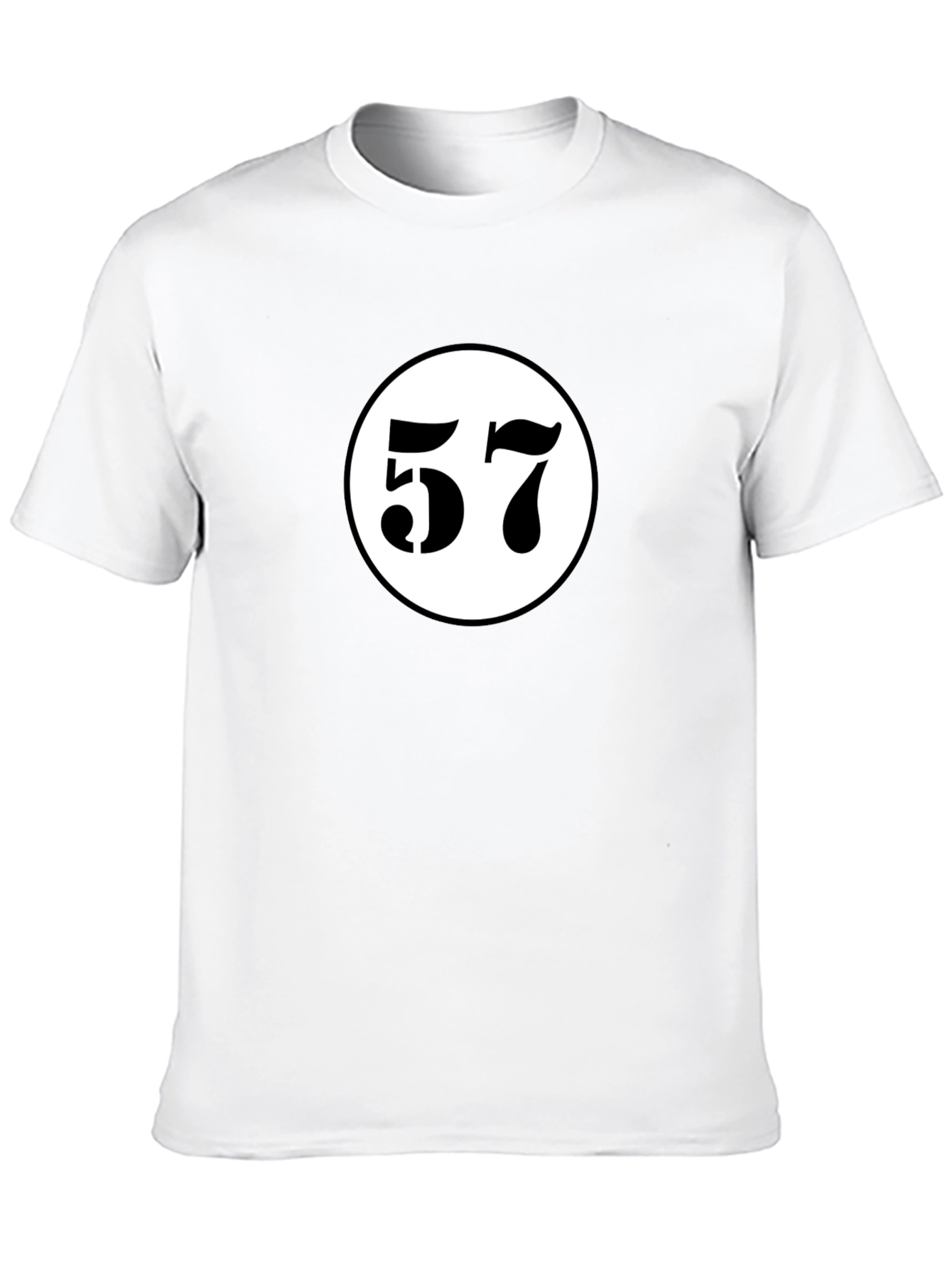 Retro 57 Racing T-Shirt - Black