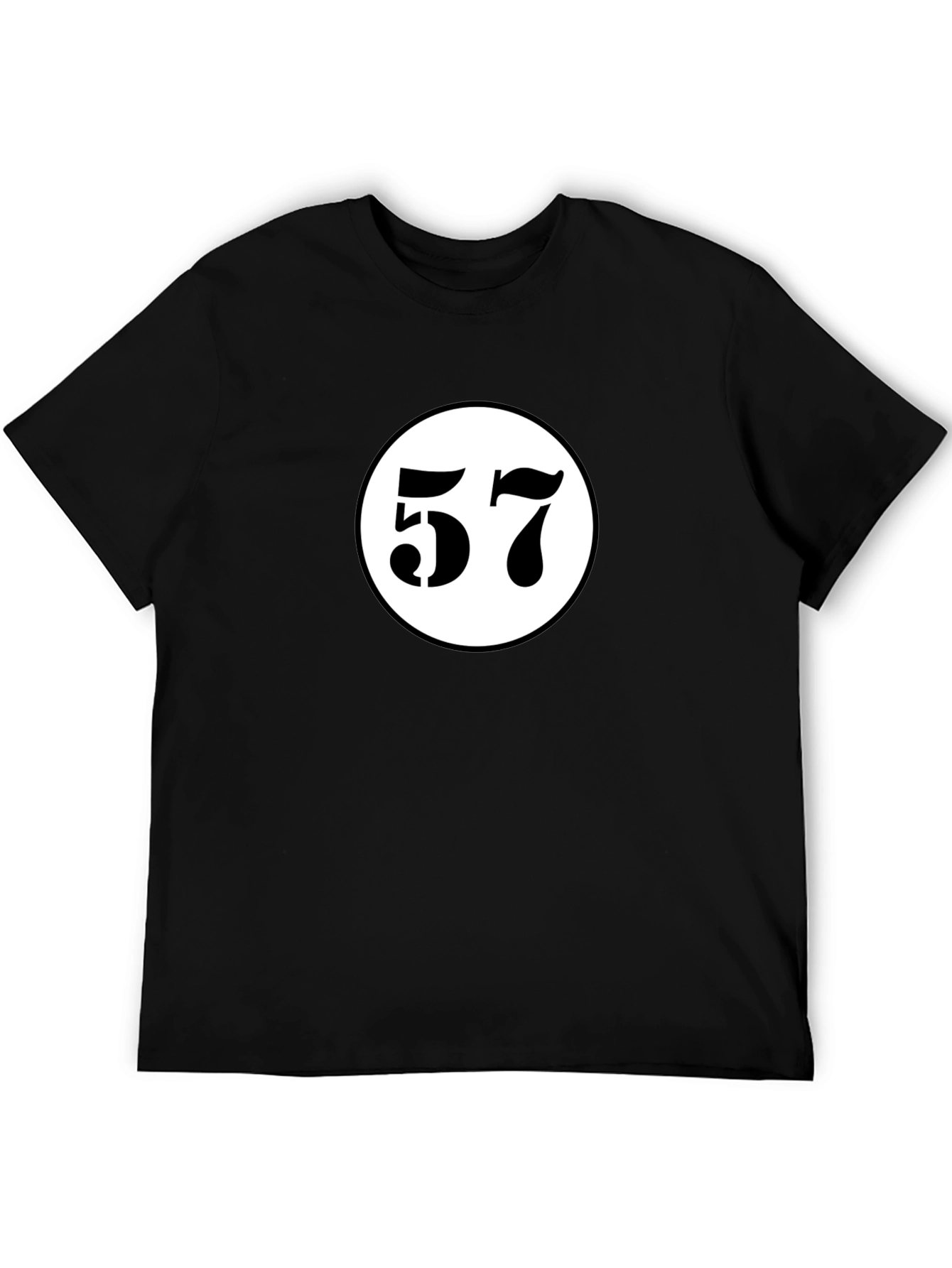Retro 57 Racing T-Shirt - Black