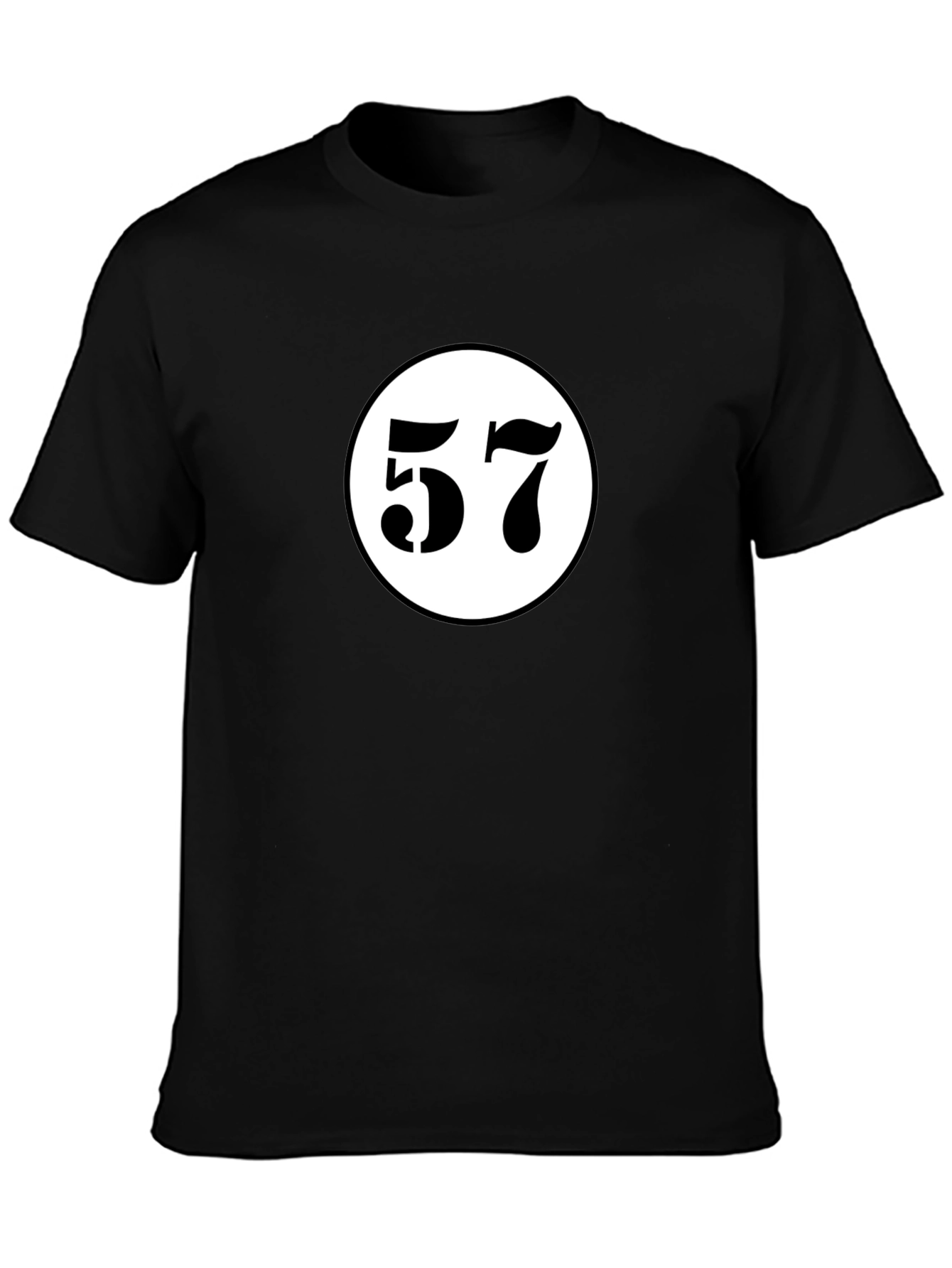 Retro 57 Racing T-Shirt - Black