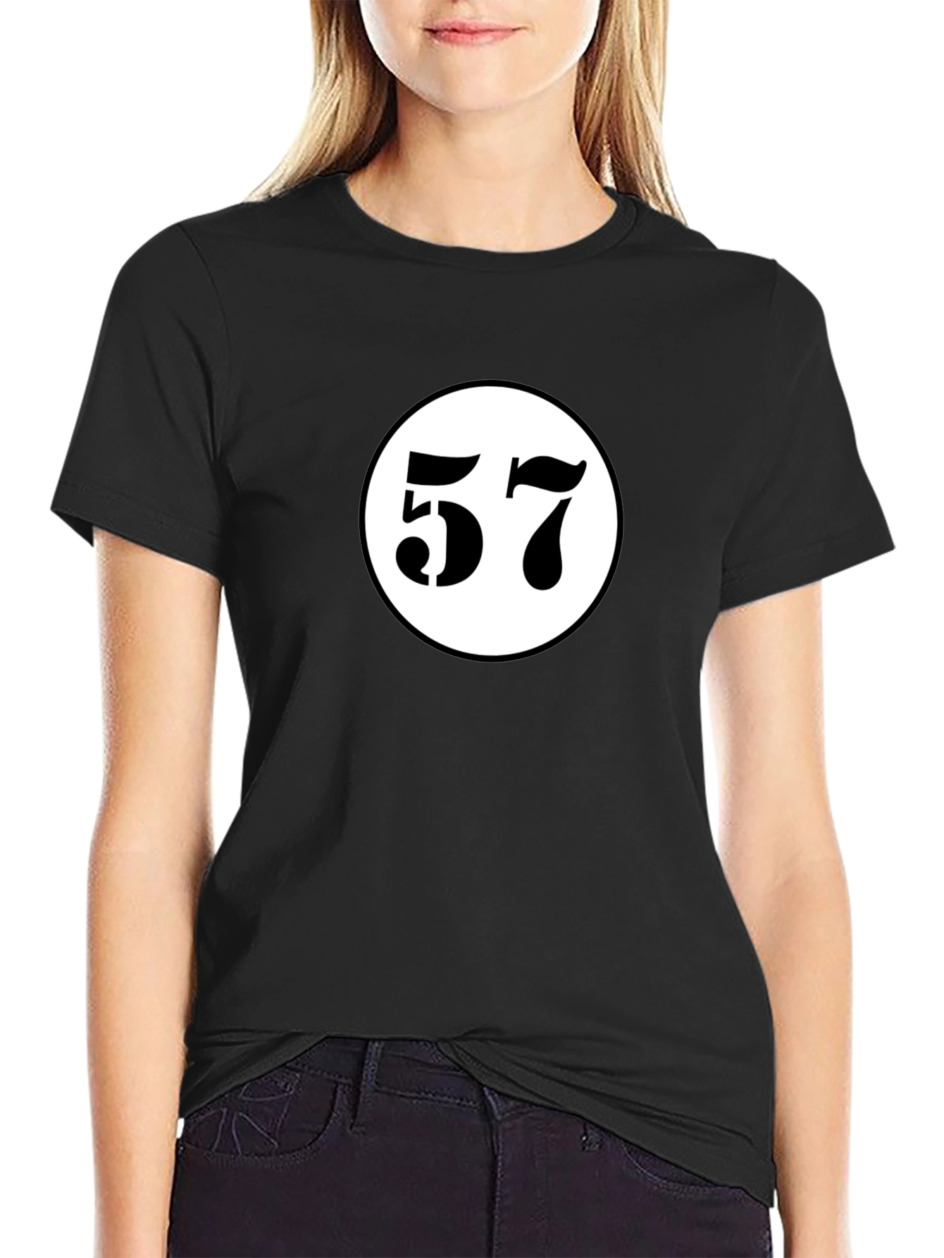 Retro 57 Racing T-Shirt - Black