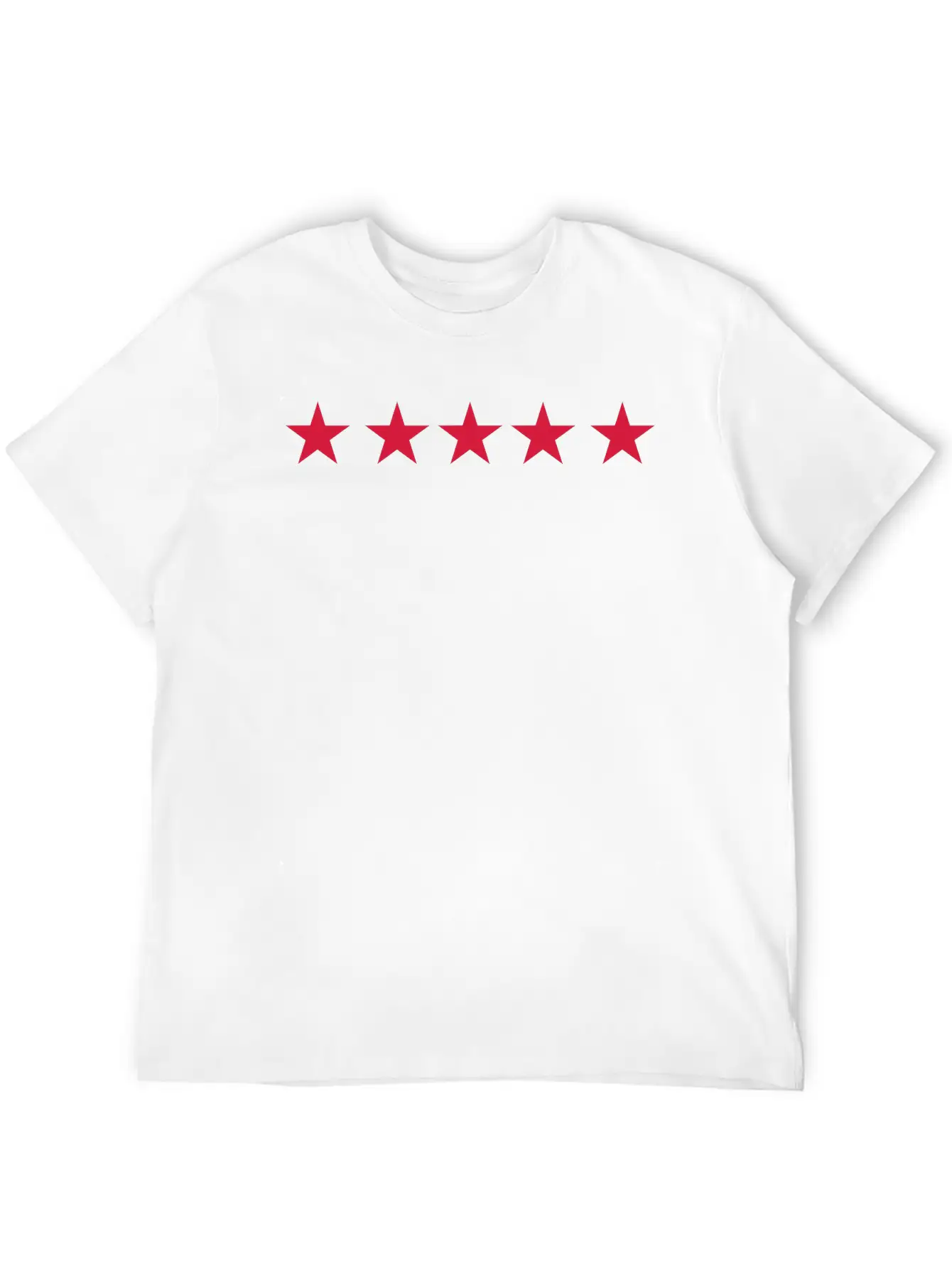 Five 5 Stars Unisex Casual T-Shirt – Clean Design For Daily Comfort