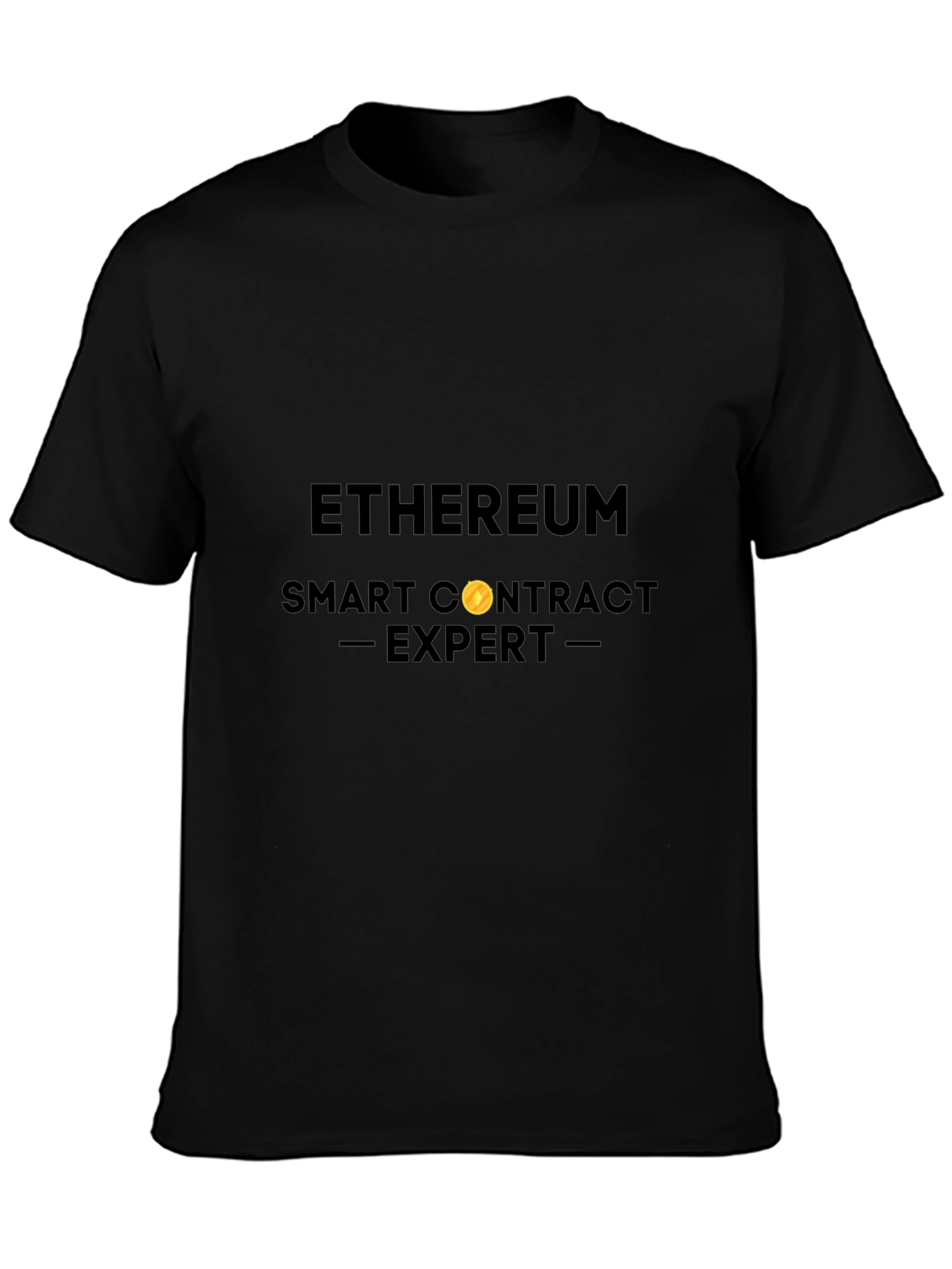 Ethereum Smart Contract Expert Black T-Shirt