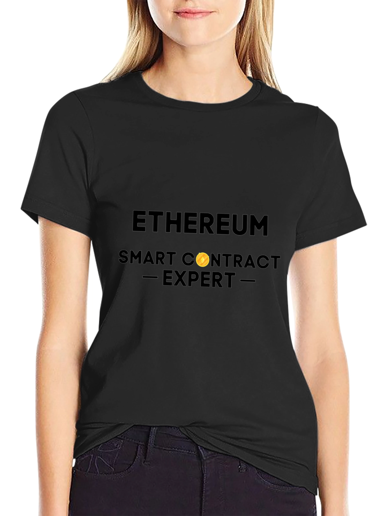 Ethereum Smart Contract Expert Black T-Shirt