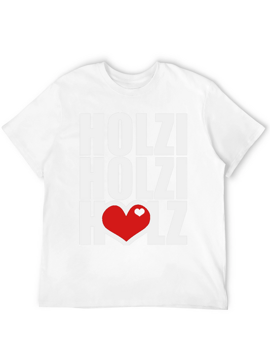 Holzi Heart Graphic T-Shirt - Unique Design Comfortable Fit