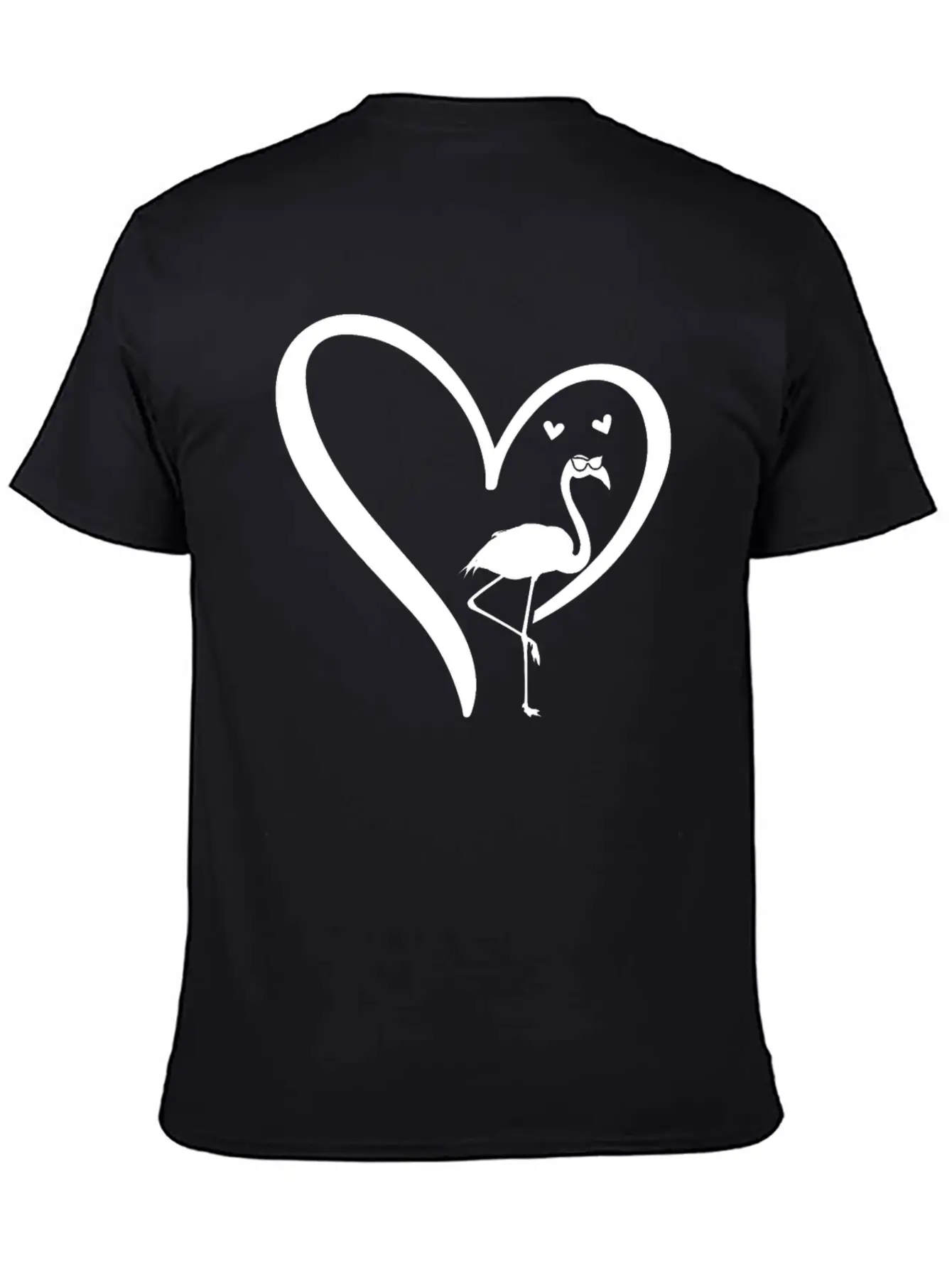 Flamingo Heart Flamingo Lover Flamingo Unisex Casual T-Shirt – Clean Design For Daily Comfort