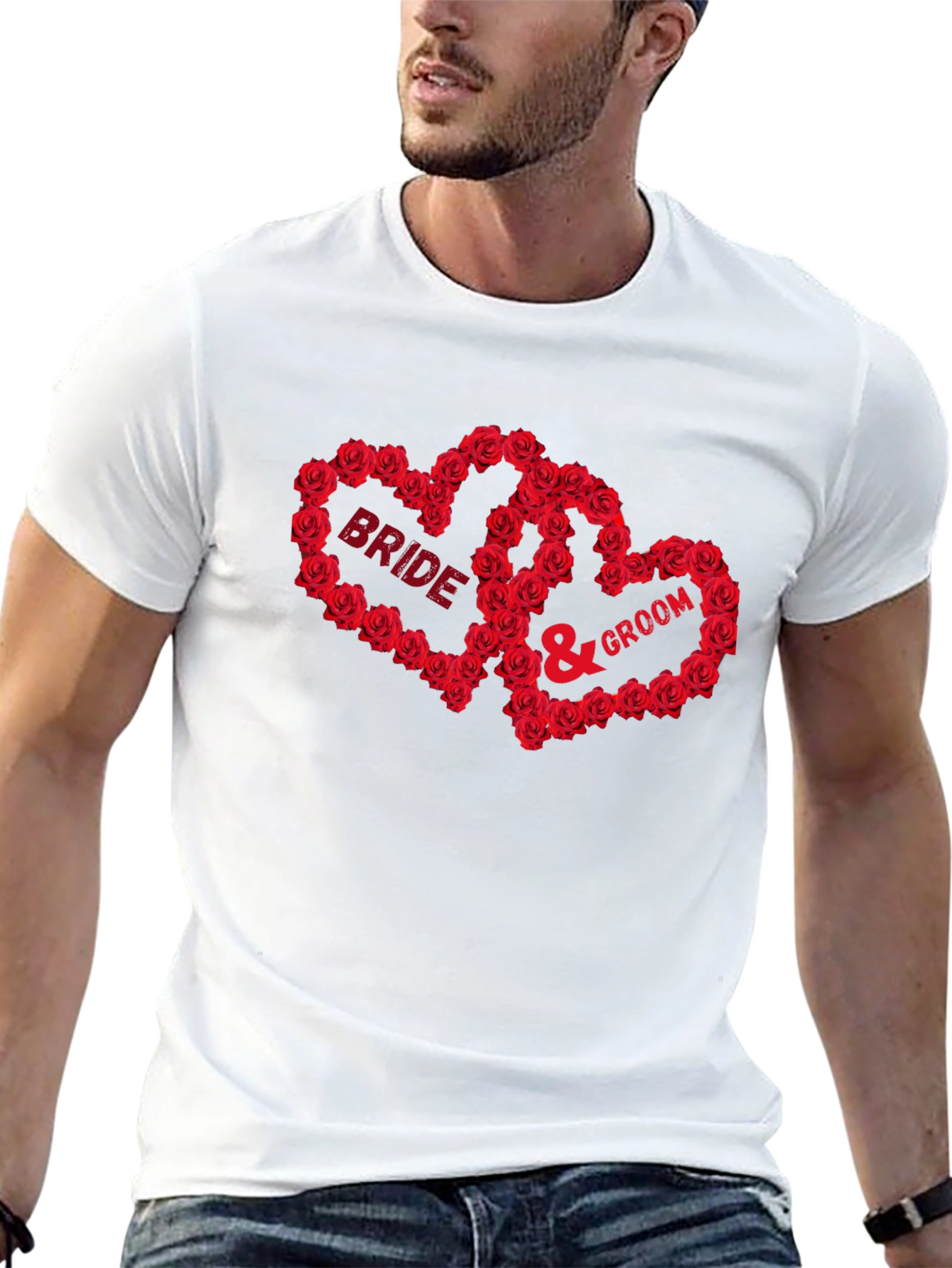 Bride & Groom Matching Wedding T-Shirt
