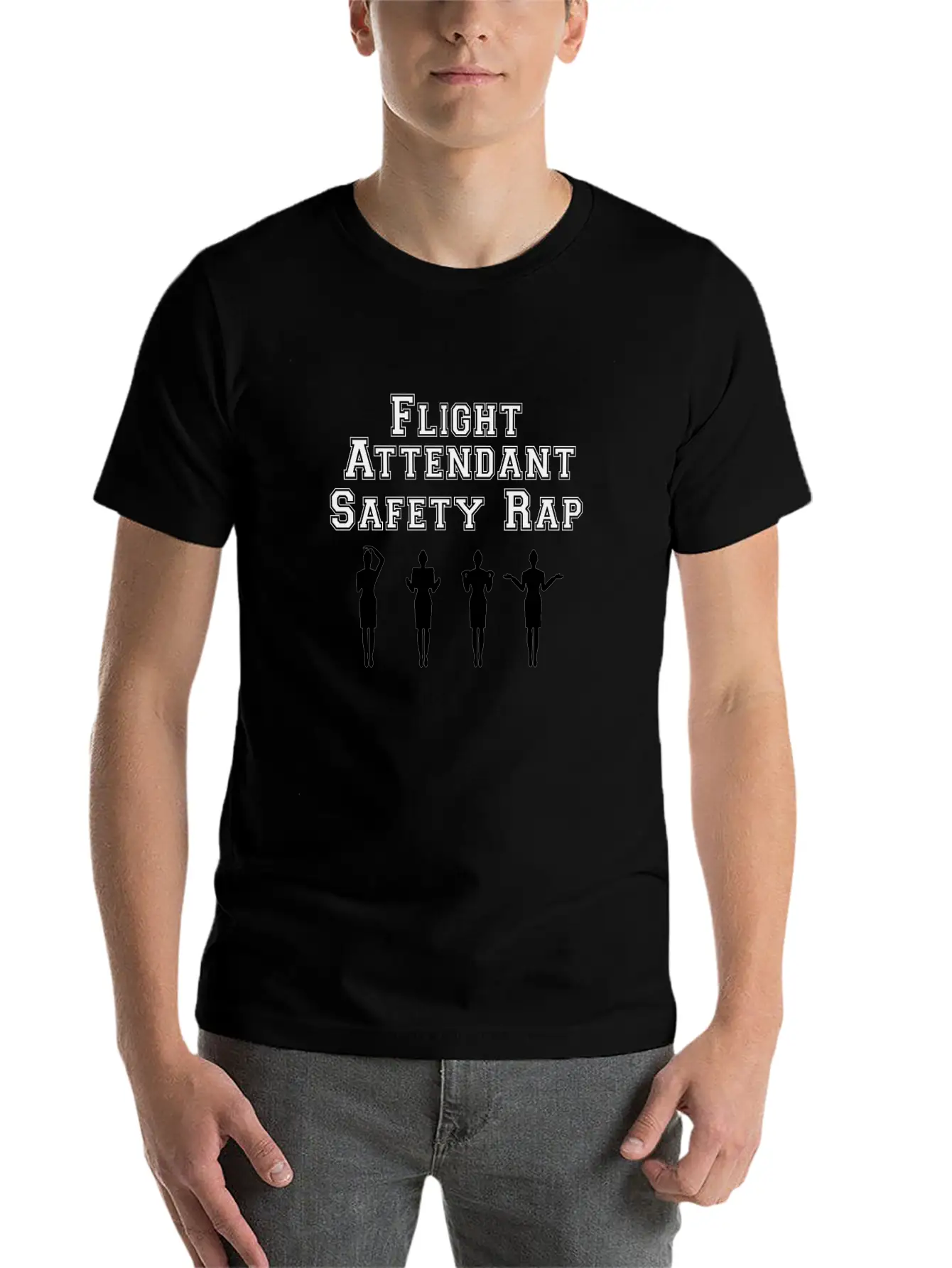 Flight Attendant - Responsible For Your Safety Unisex Casual T-Shirt – Clean Design For Daily Comfort