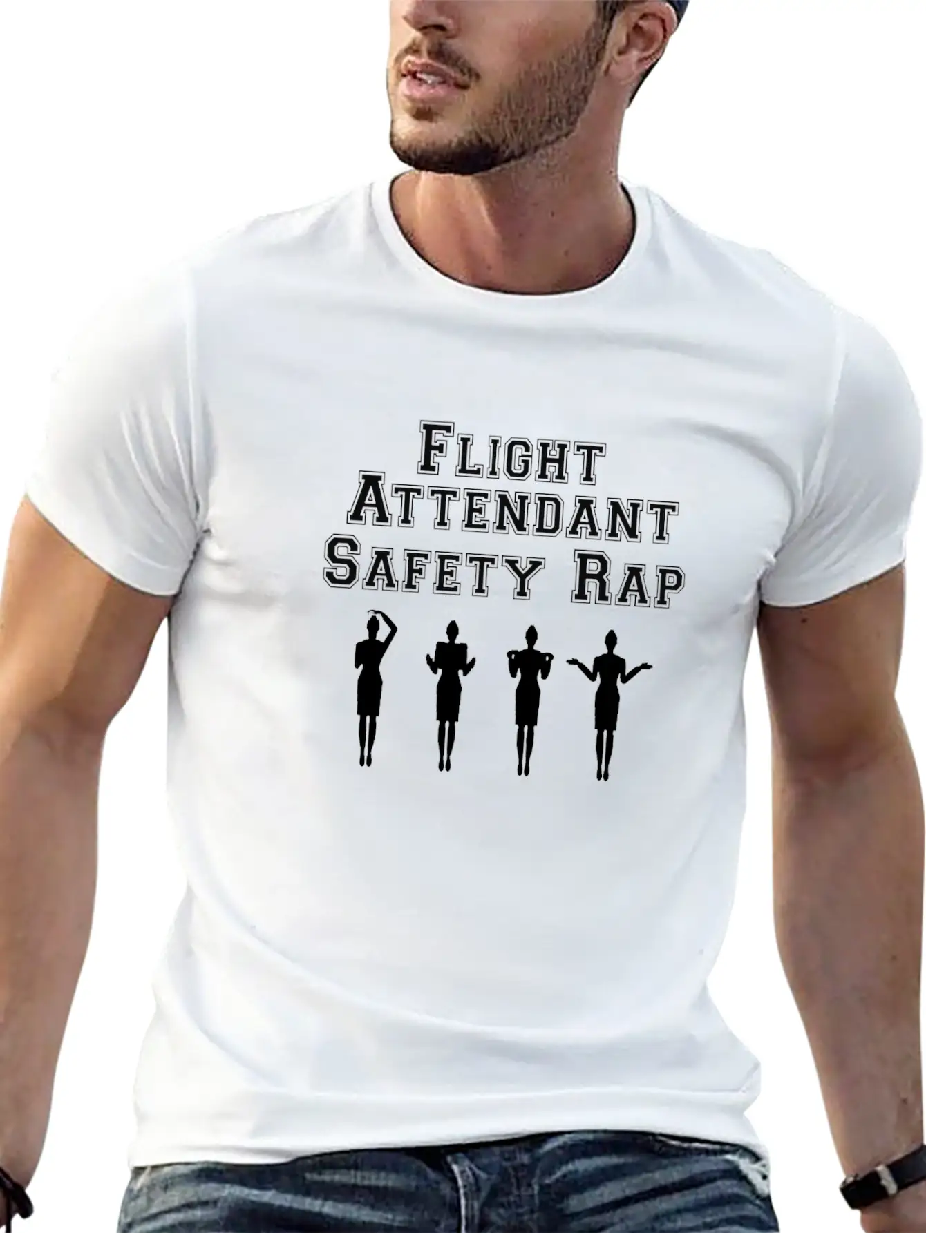 Flight Attendant - Responsible For Your Safety Unisex Casual T-Shirt – Clean Design For Daily Comfort