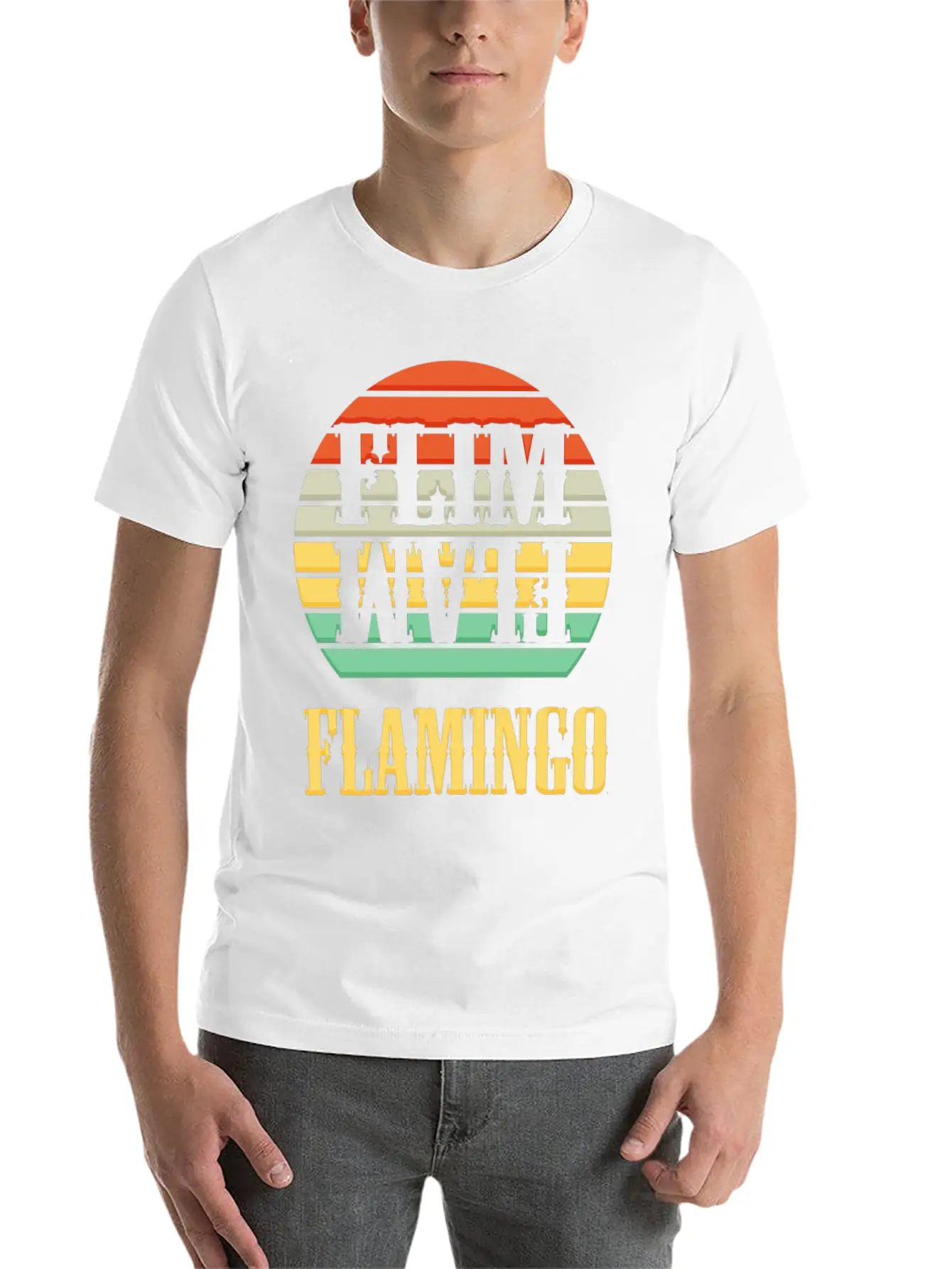 FlimFlam Flamingo Unisex Casual T-Shirt – Clean Design For Daily Comfort
