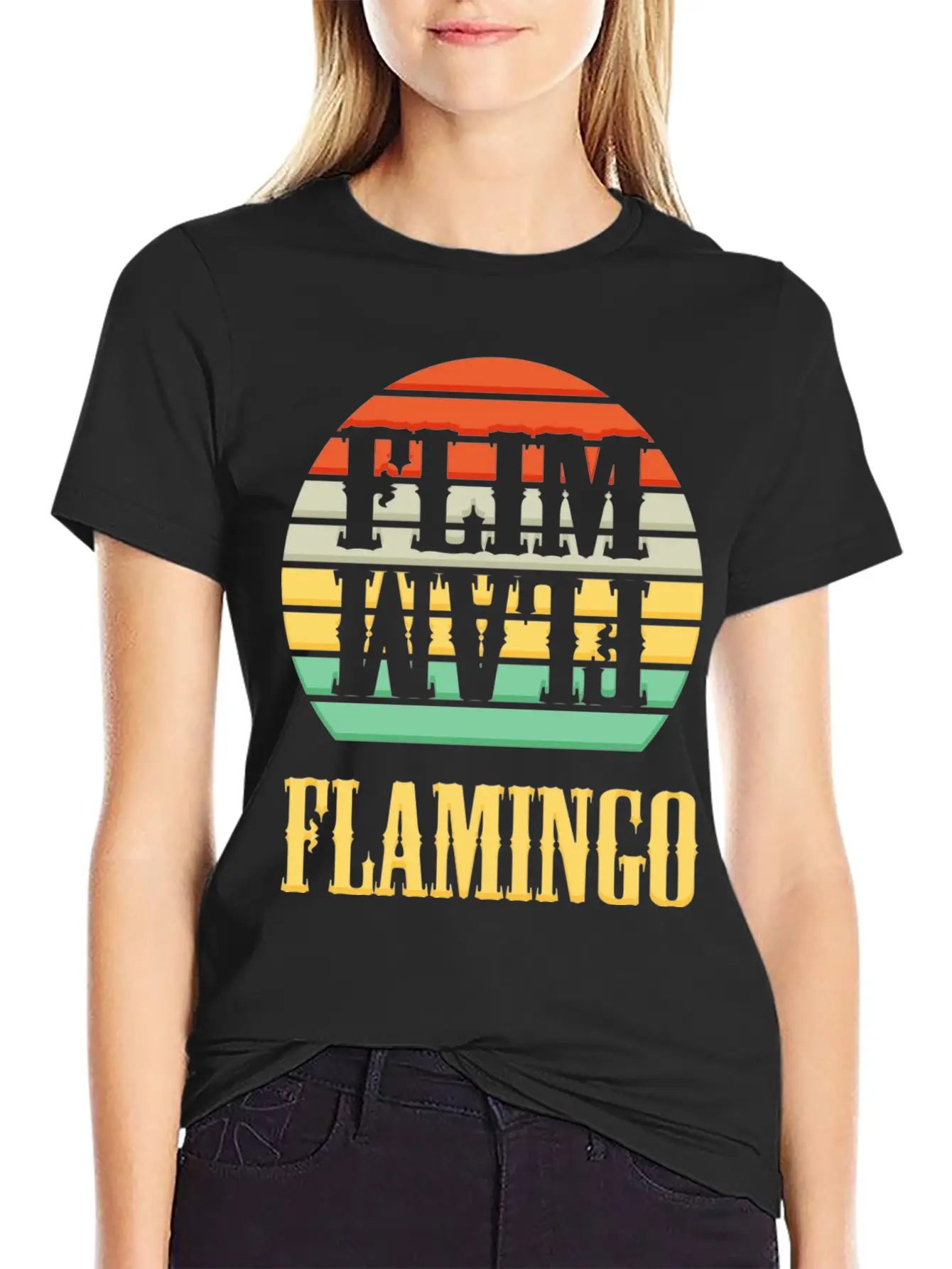 FlimFlam Flamingo Unisex Casual T-Shirt – Clean Design For Daily Comfort