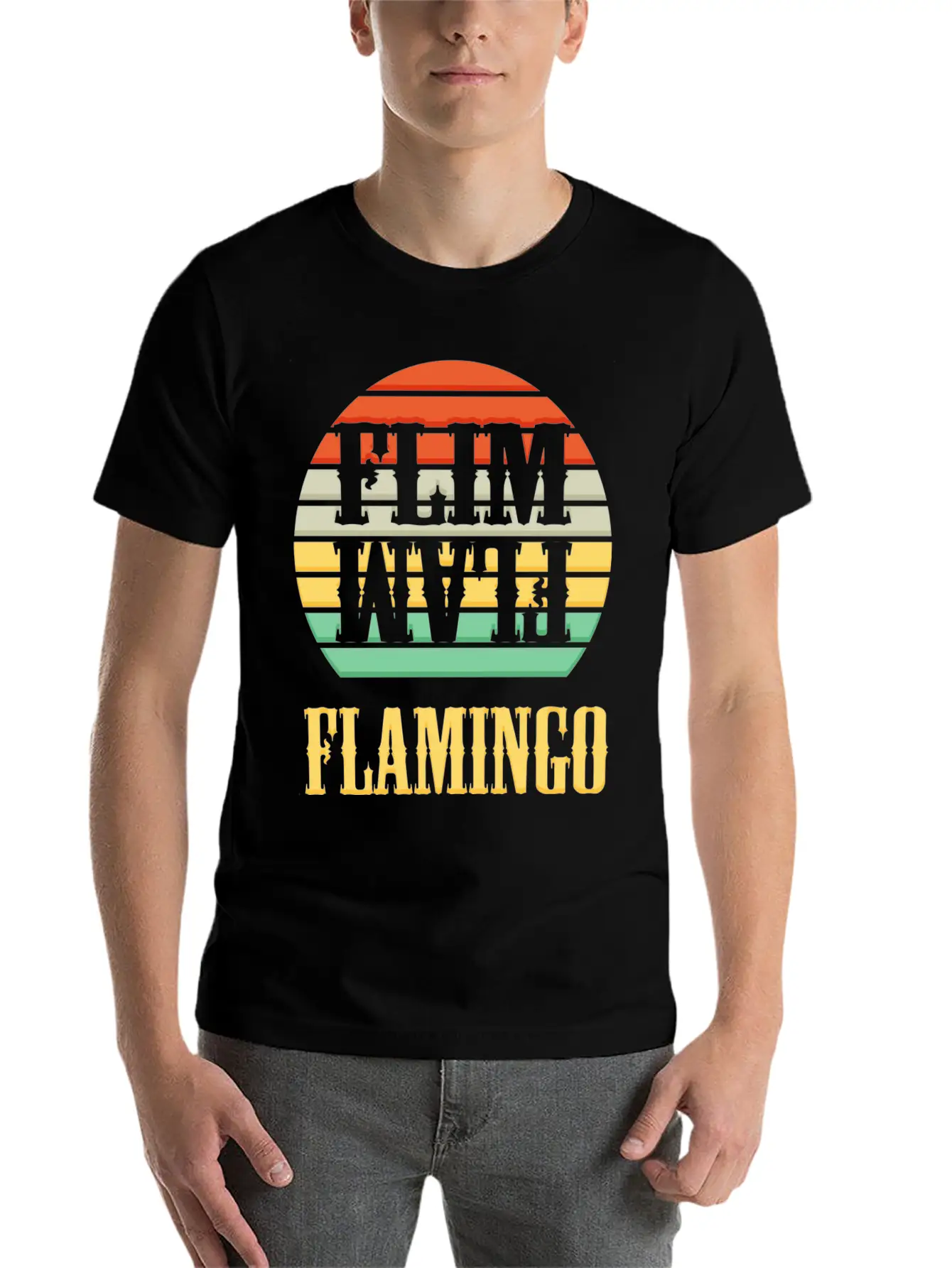 FlimFlam Flamingo Unisex Casual T-Shirt – Clean Design For Daily Comfort