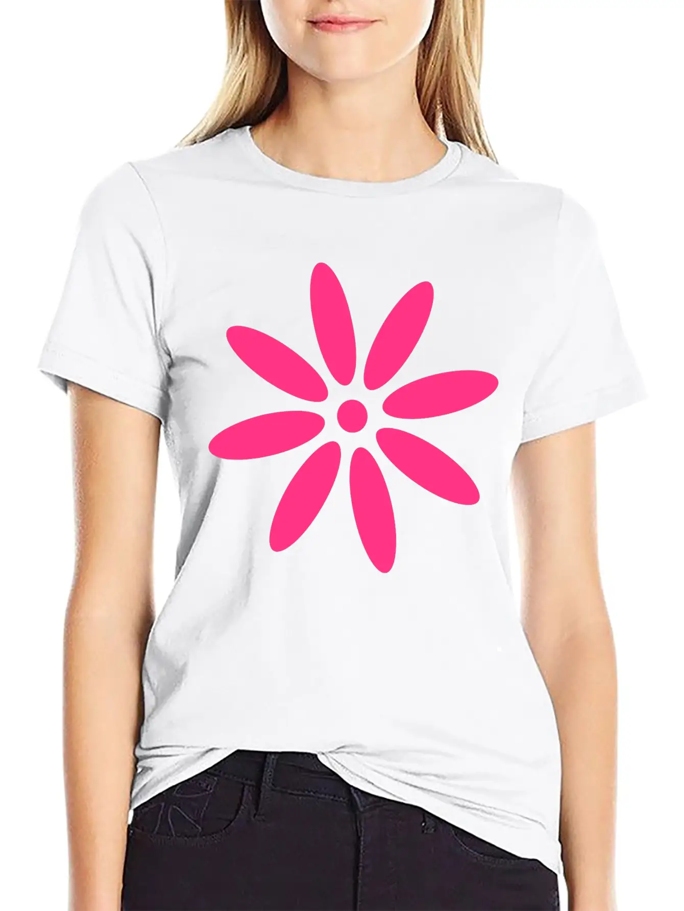 Flower Spring Summer Unisex Casual T-Shirt – Clean Design For Daily Comfort