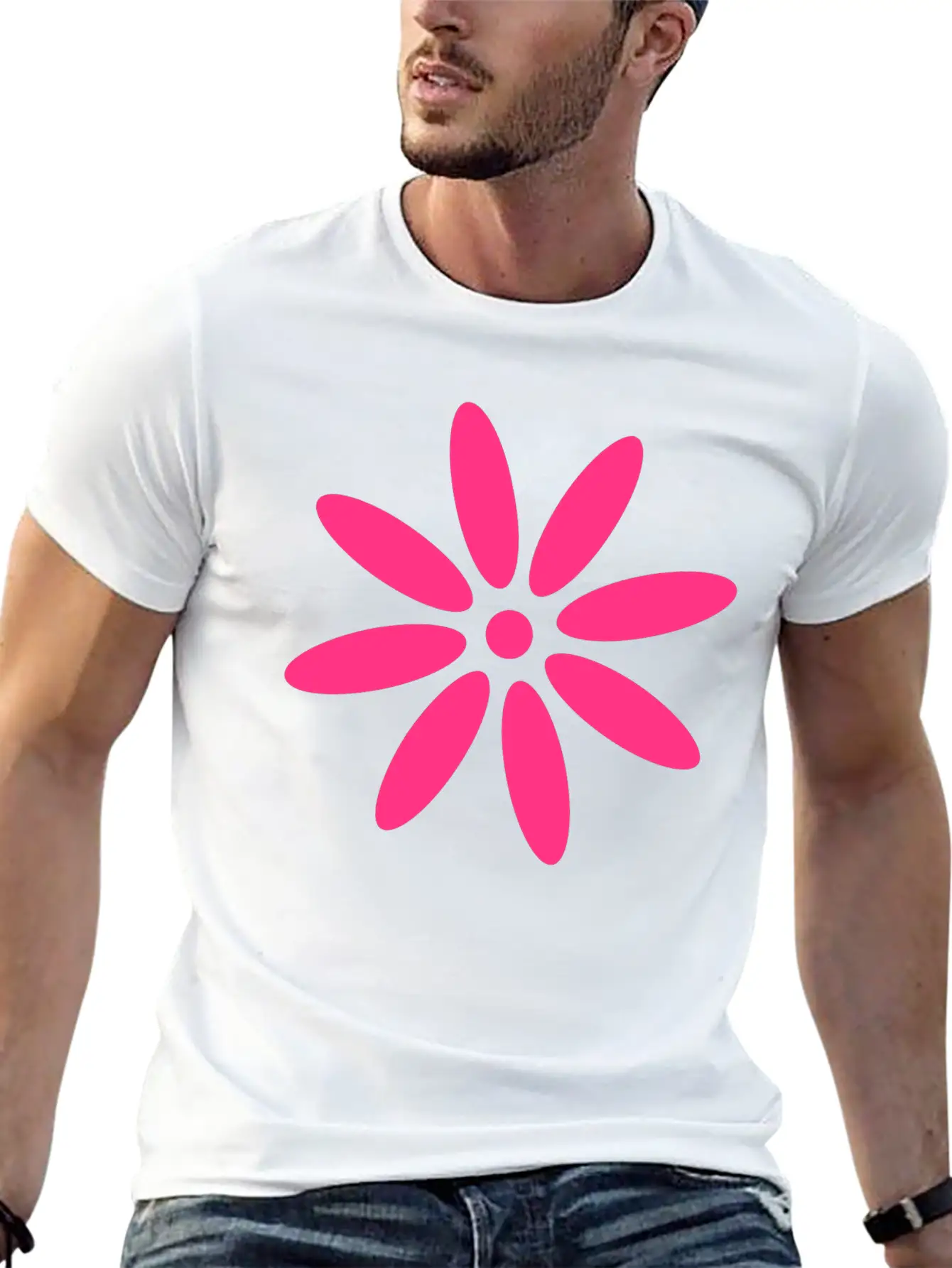 Flower Spring Summer Unisex Casual T-Shirt – Clean Design For Daily Comfort