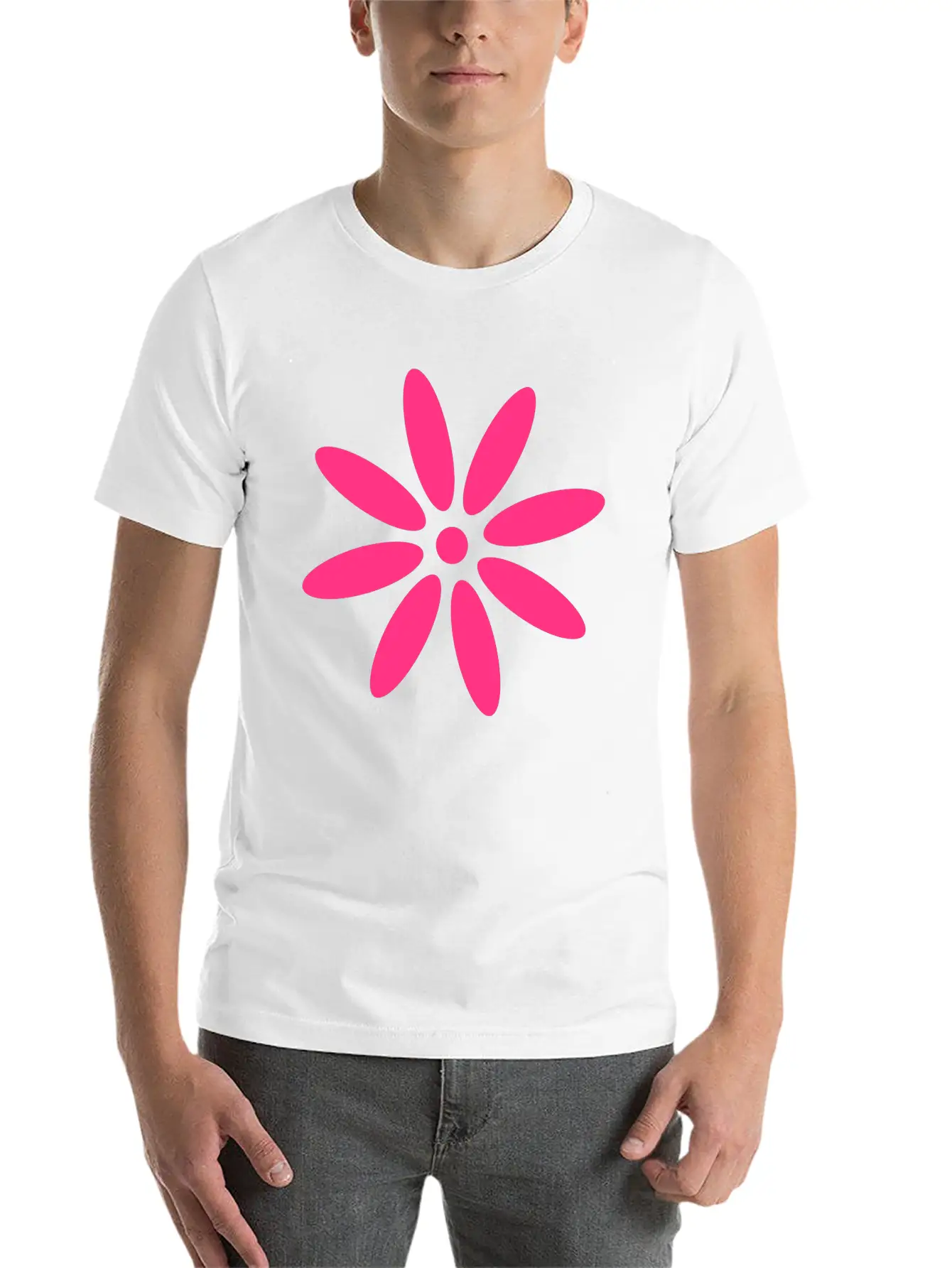 Flower Spring Summer Unisex Casual T-Shirt – Clean Design For Daily Comfort