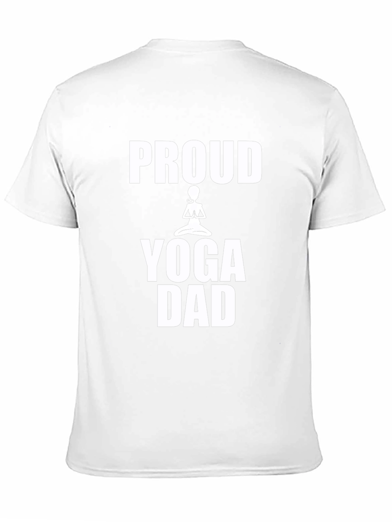 Proud Yoga Dad T-Shirt - Black Cotton Tee
