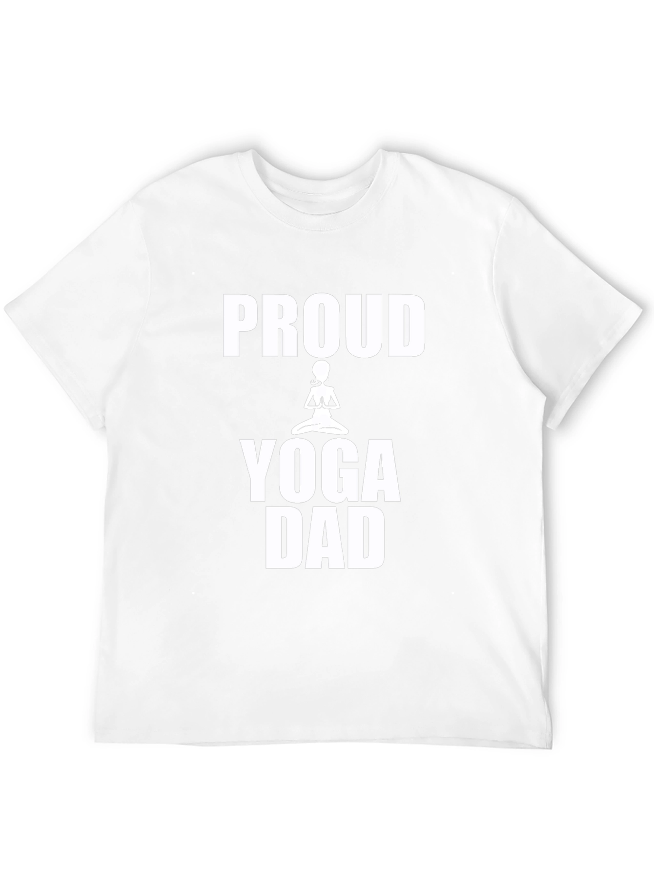 Proud Yoga Dad T-Shirt - Black Cotton Tee