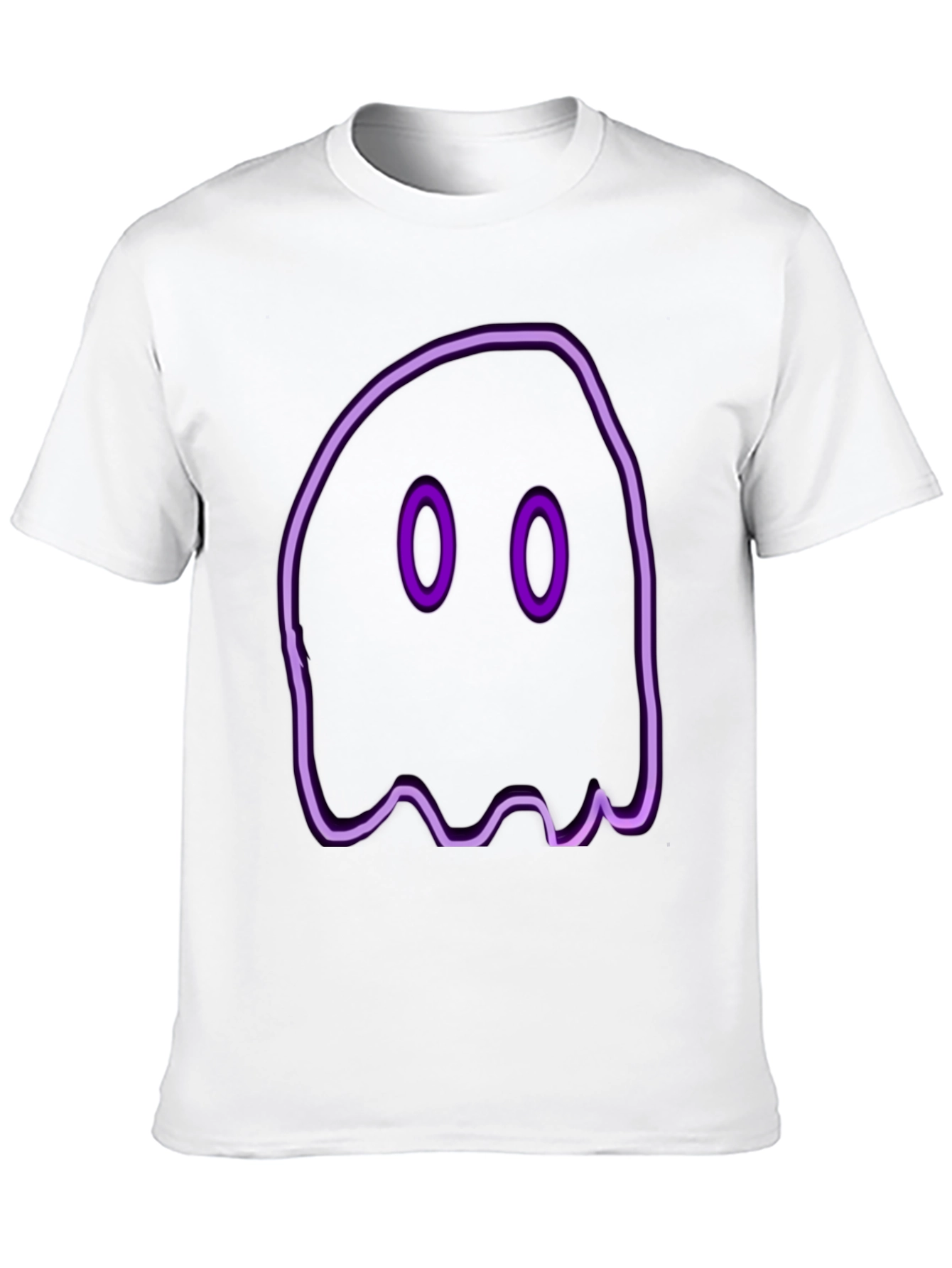 Neon Ghost Graphic Tee - Spooky Style