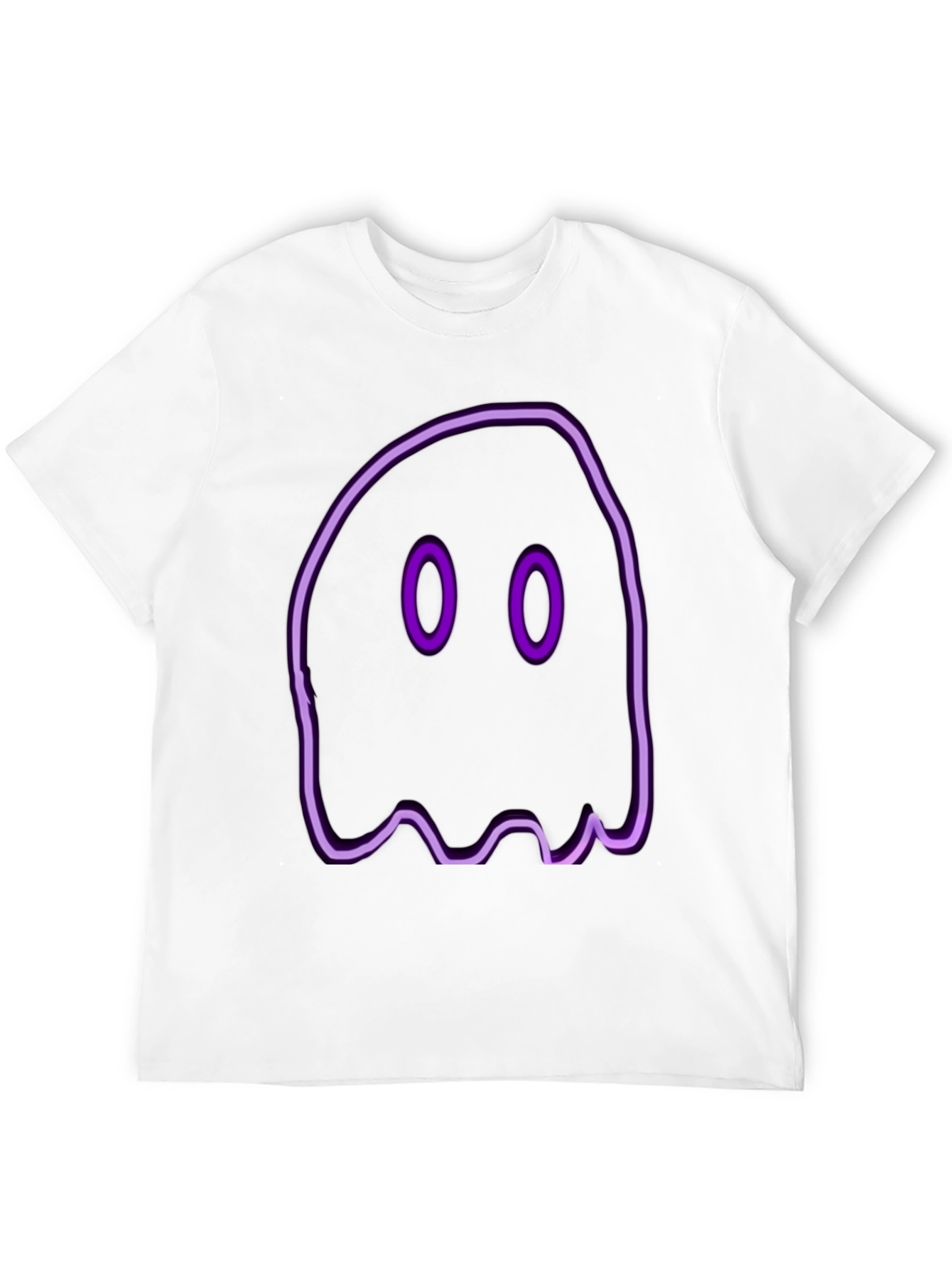 Neon Ghost Graphic Tee - Spooky Style