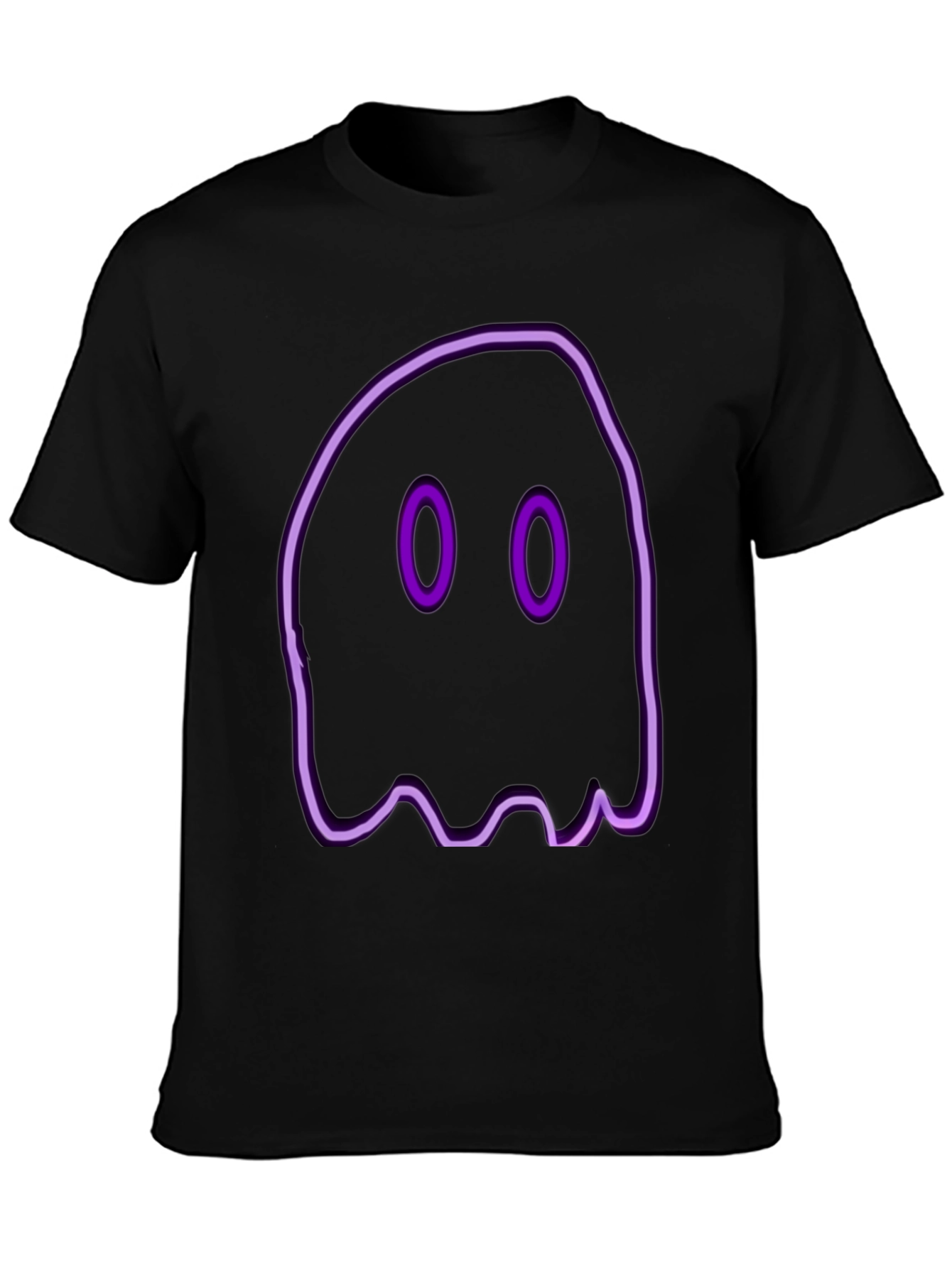 Neon Ghost Graphic Tee - Spooky Style