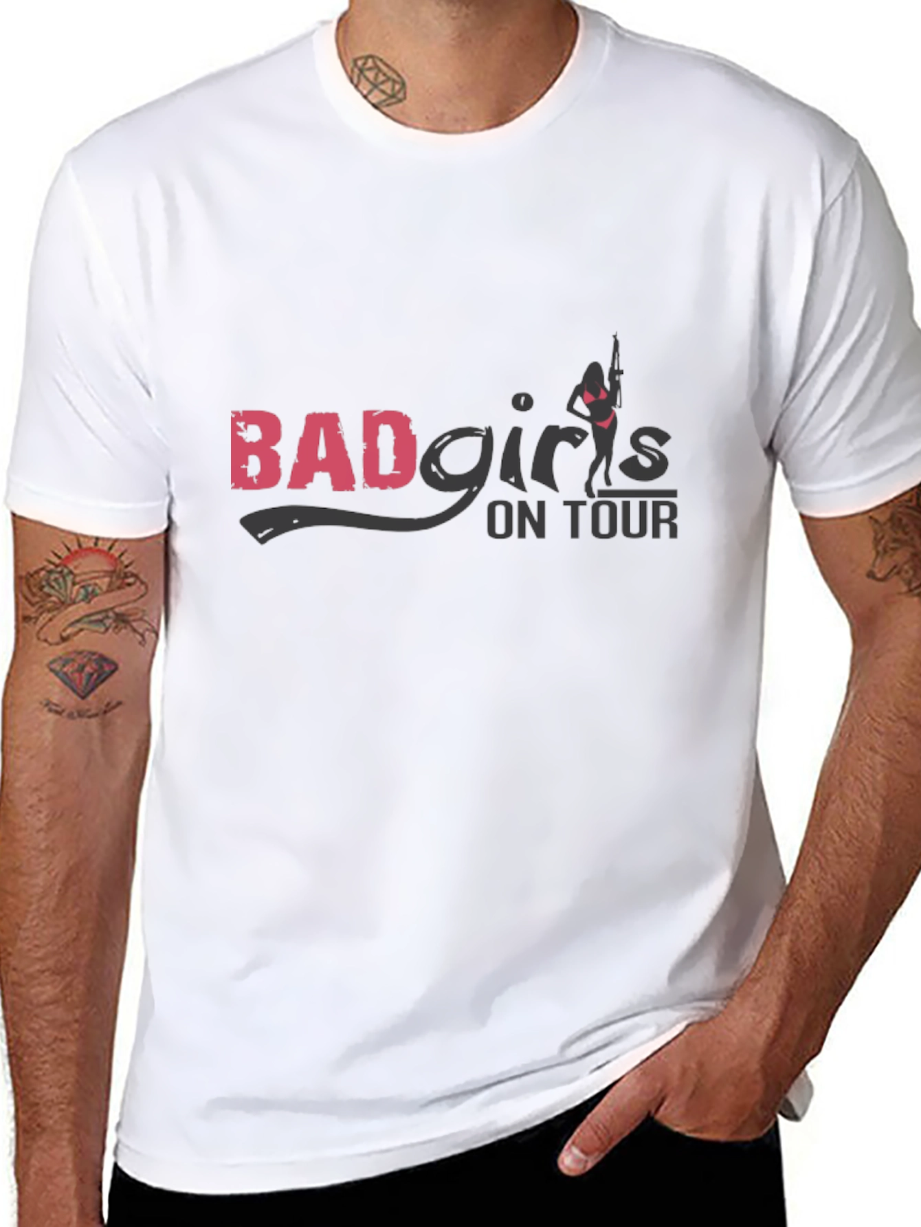Bad Girls On Tour Graphic T-Shirt