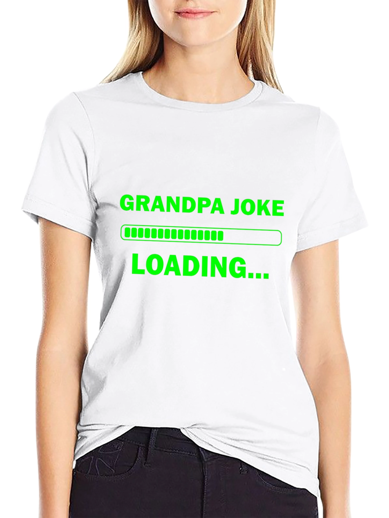 Grandpa Joke Loading T-Shirt - Funny Novelty Tee