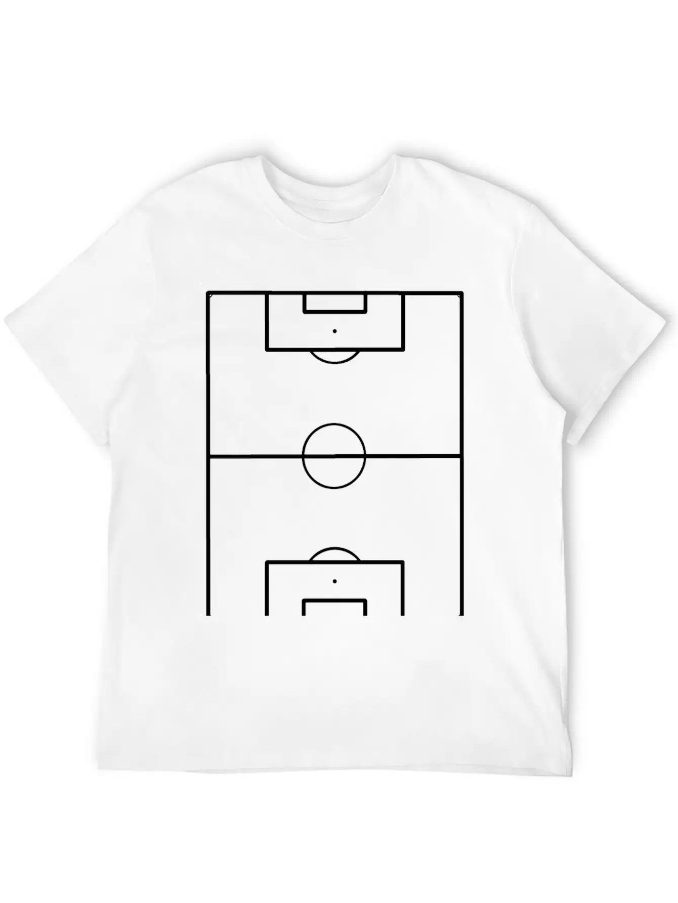 Football Field Soccer Pitch Playing Field Ground Unisex Casual T-Shirt – Clean Design For Daily Comfort