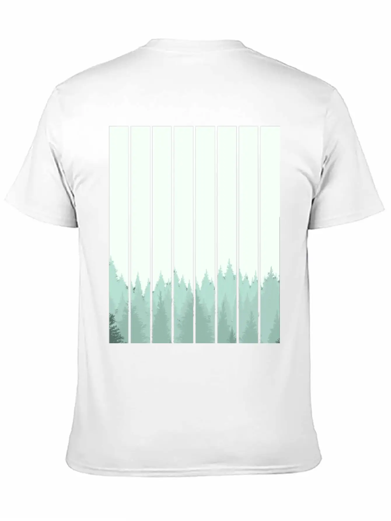 Forest Illustration Artwork Unisex Casual T-Shirt – Clean Design For Daily Comfort