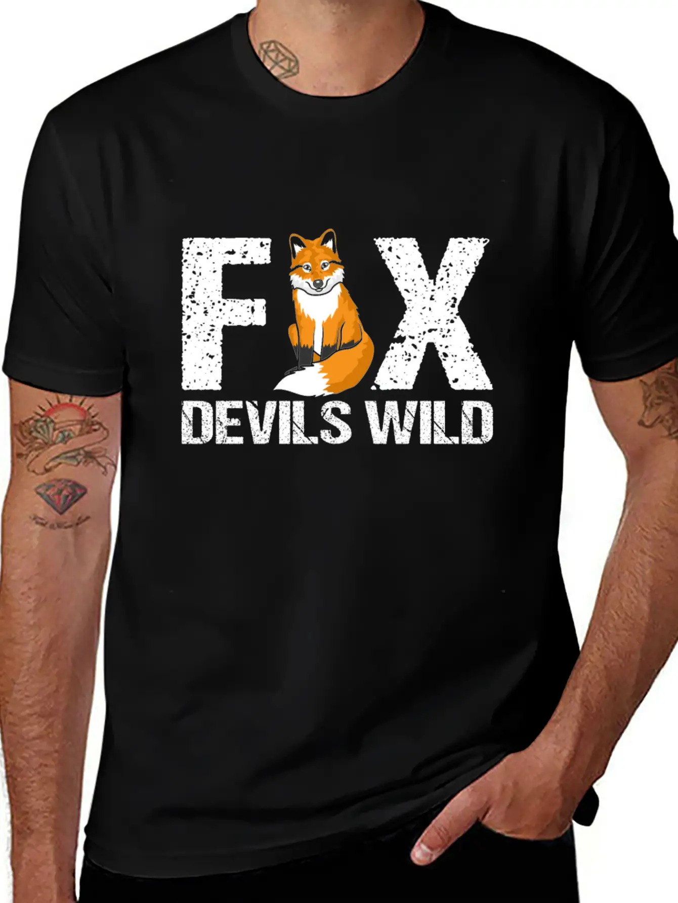 Fox Foxes Funny Animal Gift Gift Idea Unisex Casual T-Shirt – Clean Design For Daily Comfort