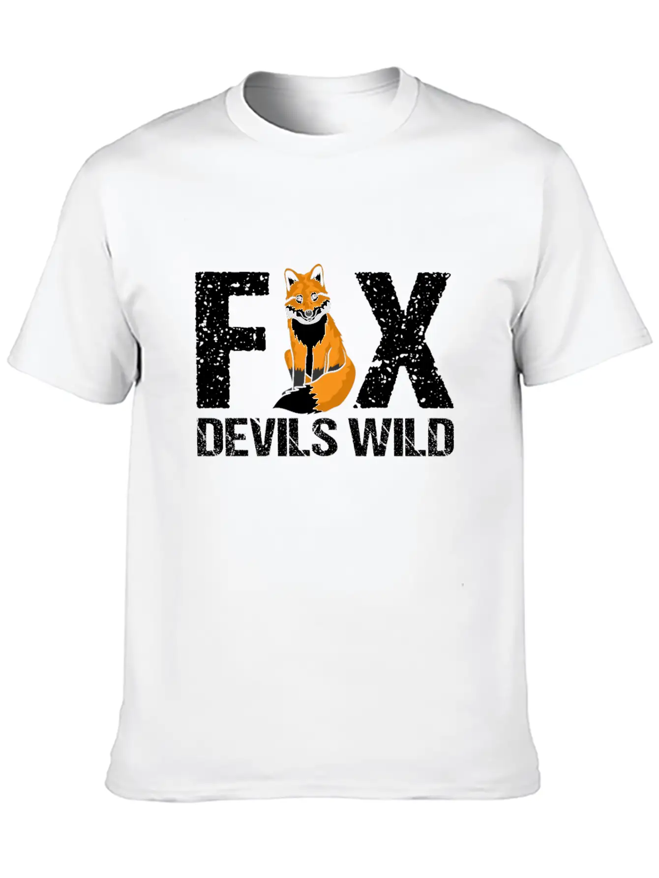 Fox Foxes Funny Animal Gift Gift Idea Unisex Casual T-Shirt – Clean Design For Daily Comfort