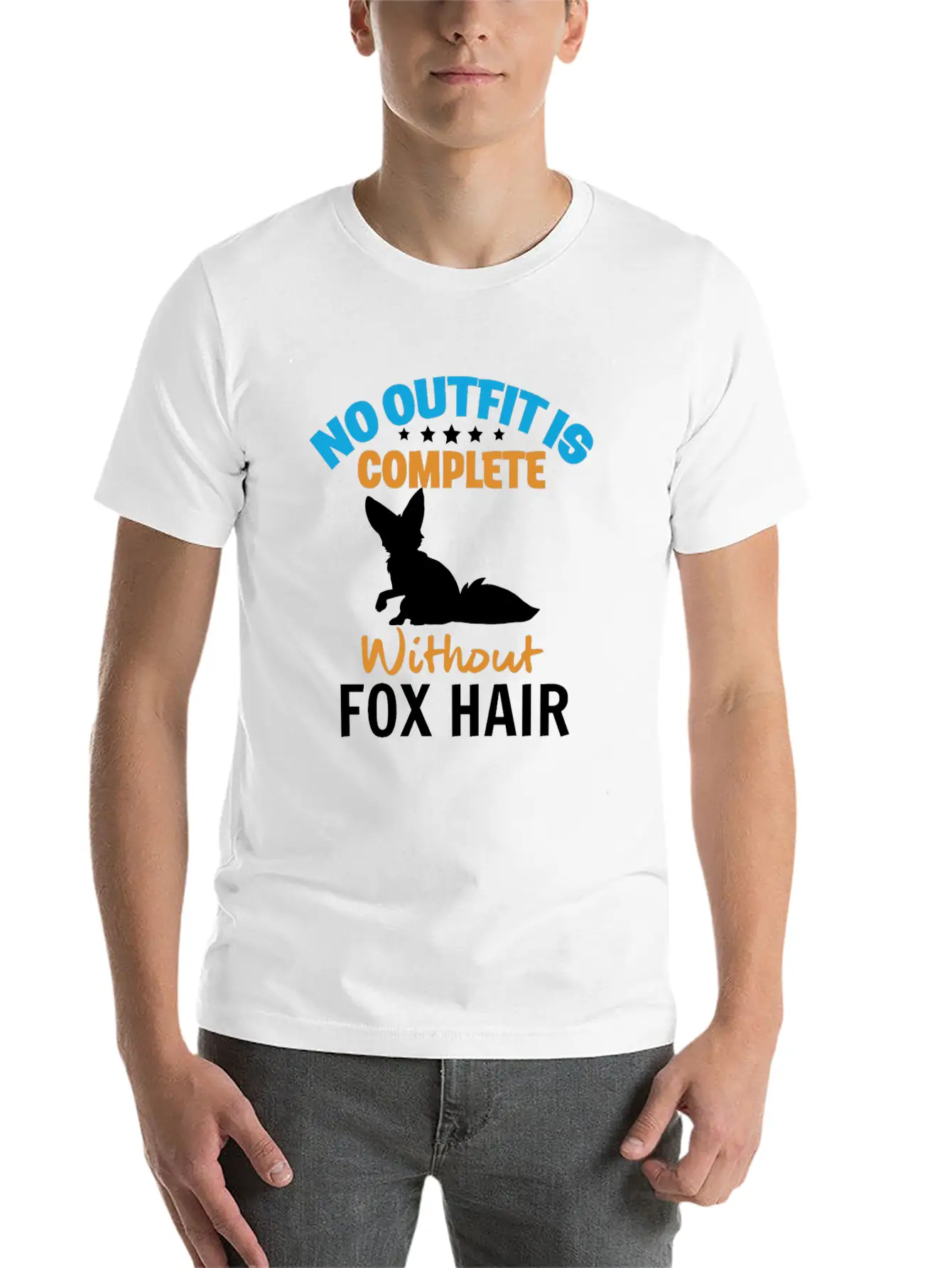 Fox Unisex Casual T-Shirt – Clean Design For Daily Comfort