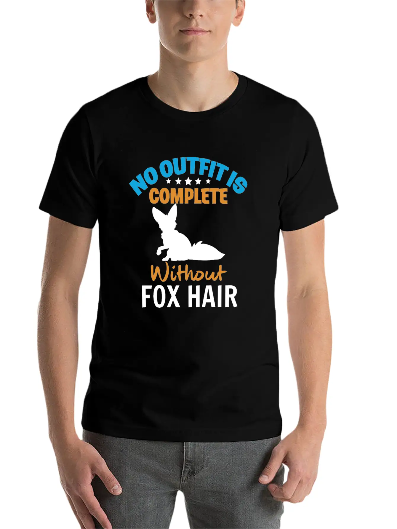 Fox Unisex Casual T-Shirt – Clean Design For Daily Comfort