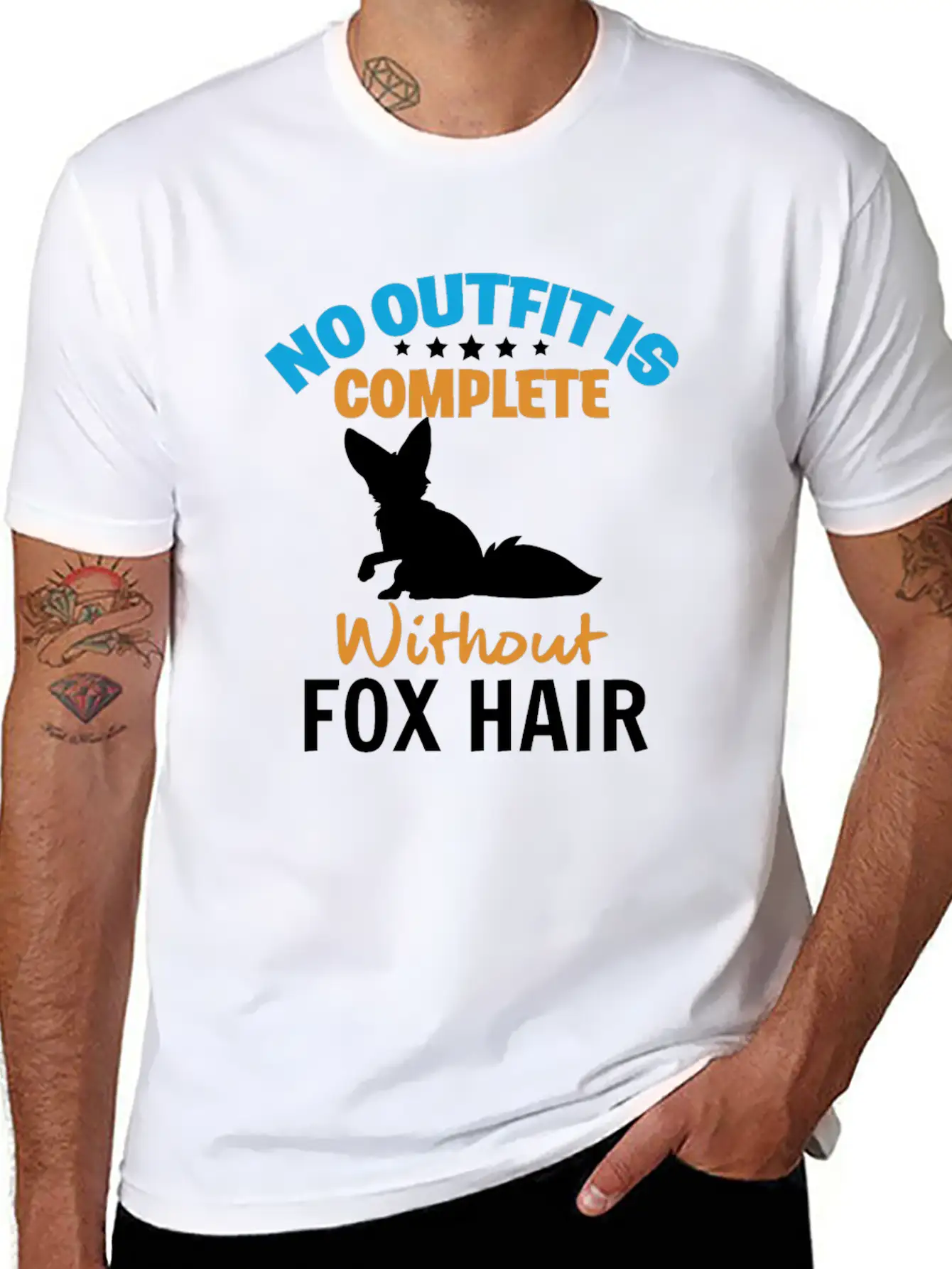Fox Unisex Casual T-Shirt – Clean Design For Daily Comfort