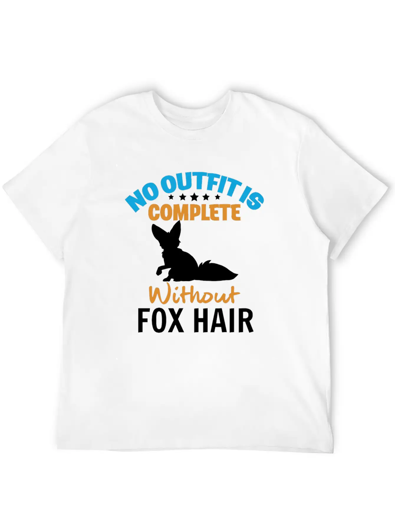 Fox Unisex Casual T-Shirt – Clean Design For Daily Comfort