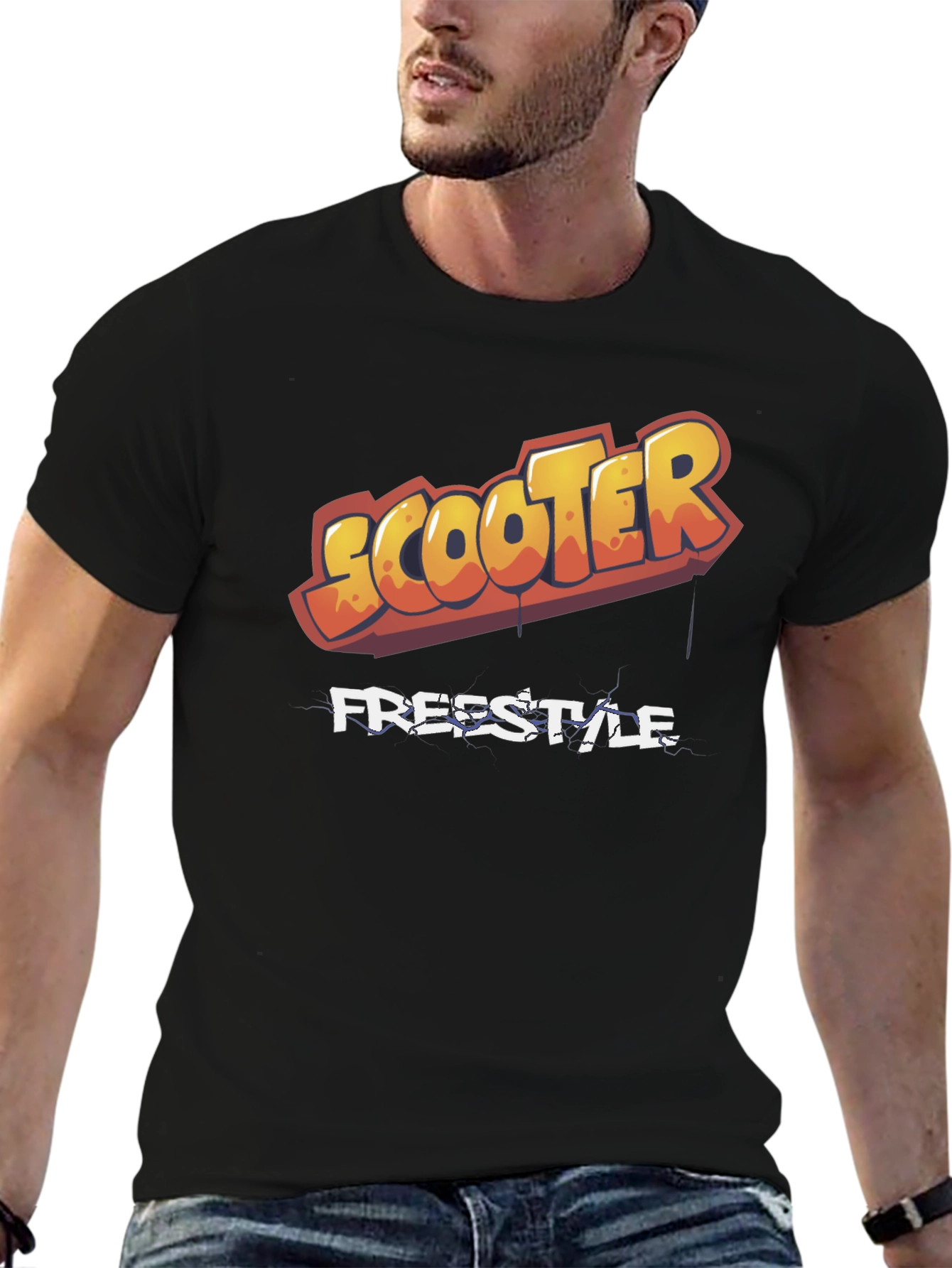 Scooter Freestyle Graphic T-Shirt