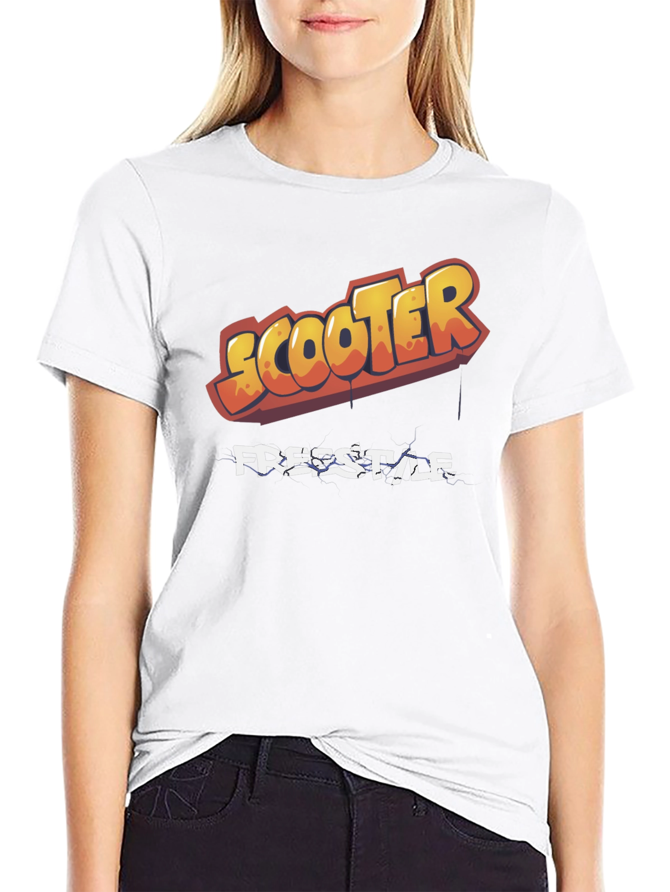 Scooter Freestyle Graphic T-Shirt