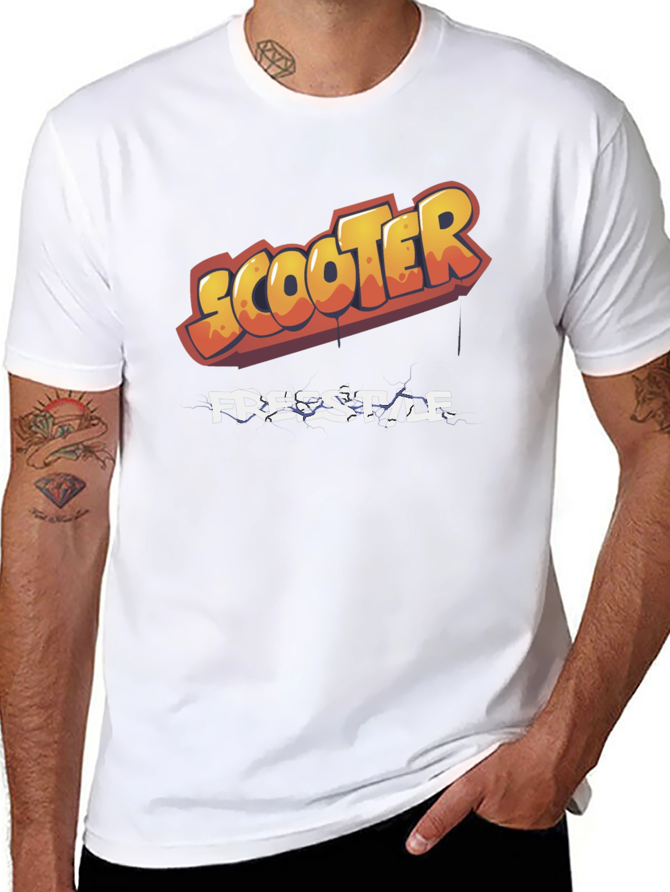Scooter Freestyle Graphic T-Shirt