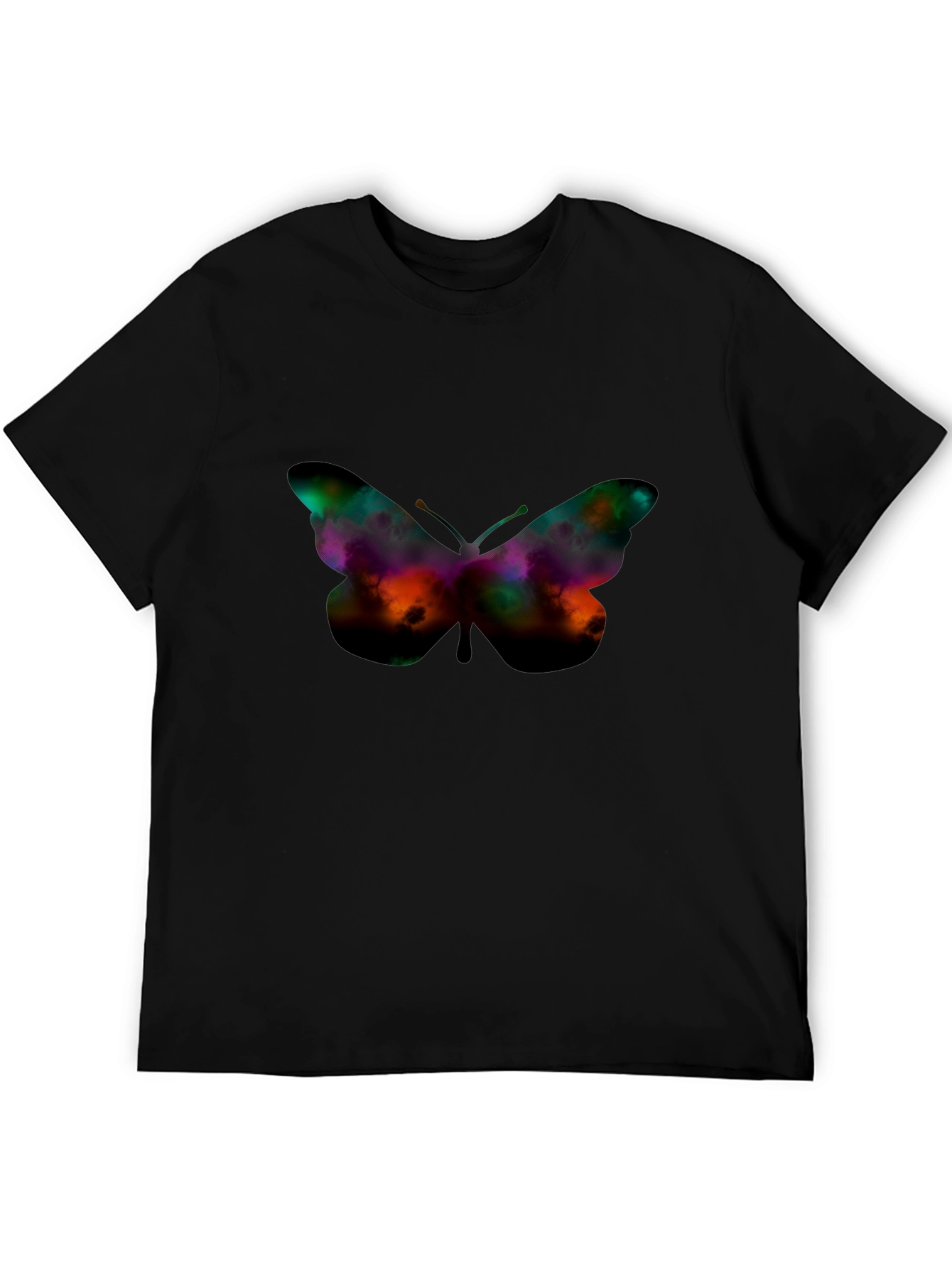 Galaxy Butterfly Graphic T-Shirt