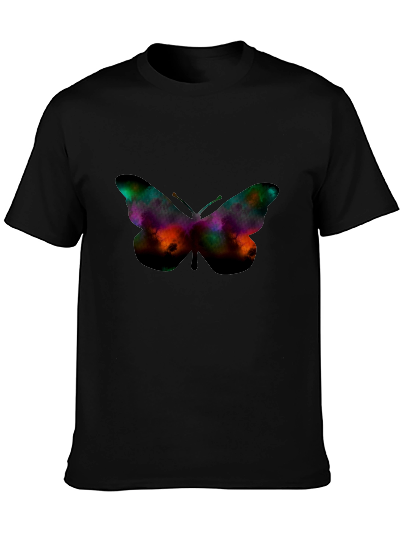 Galaxy Butterfly Graphic T-Shirt