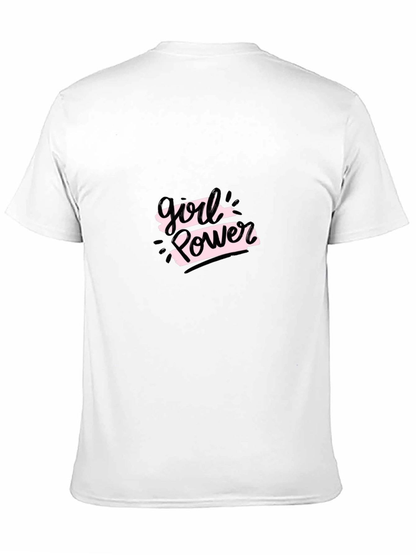 Girl Power Black Graphic Tee - Empowering Style