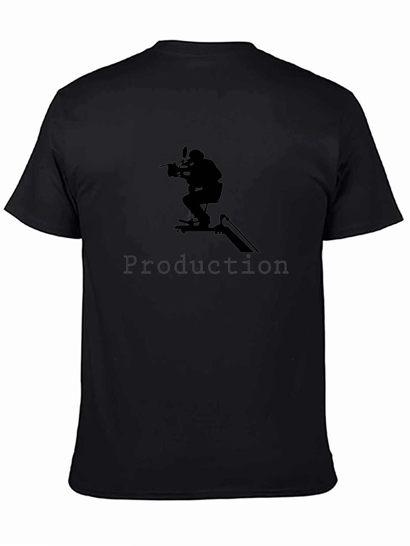 Film Production Crew Black T-Shirt