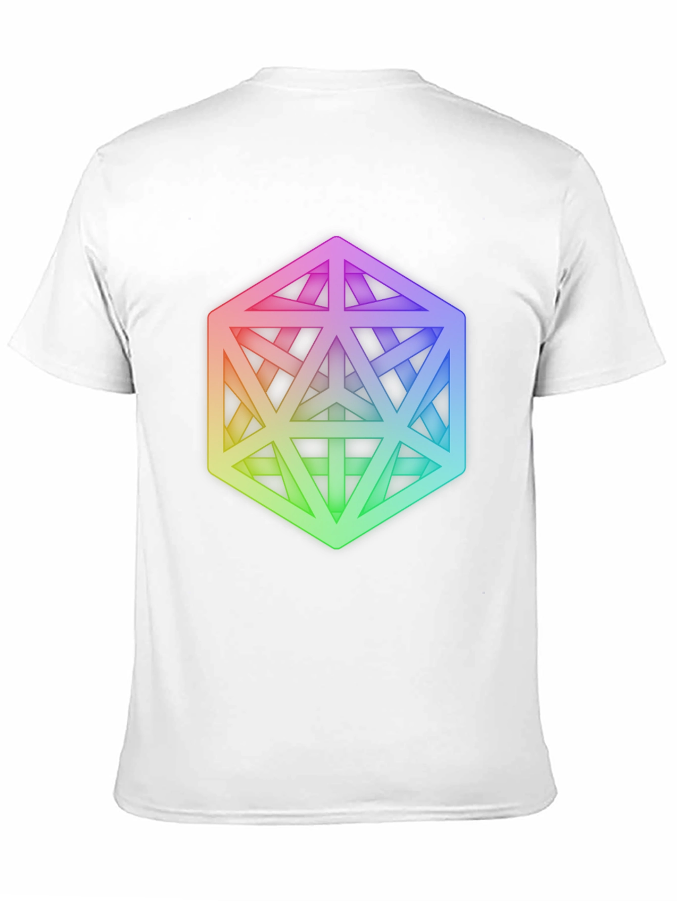 Geometric Illusion Tee - Modern Art Graphic Print