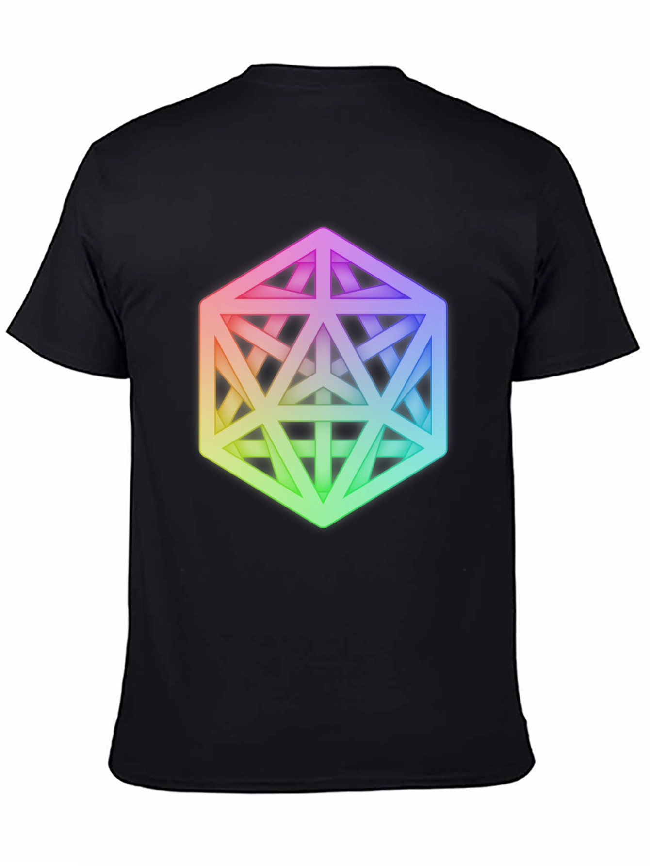 Geometric Illusion Tee - Modern Art Graphic Print