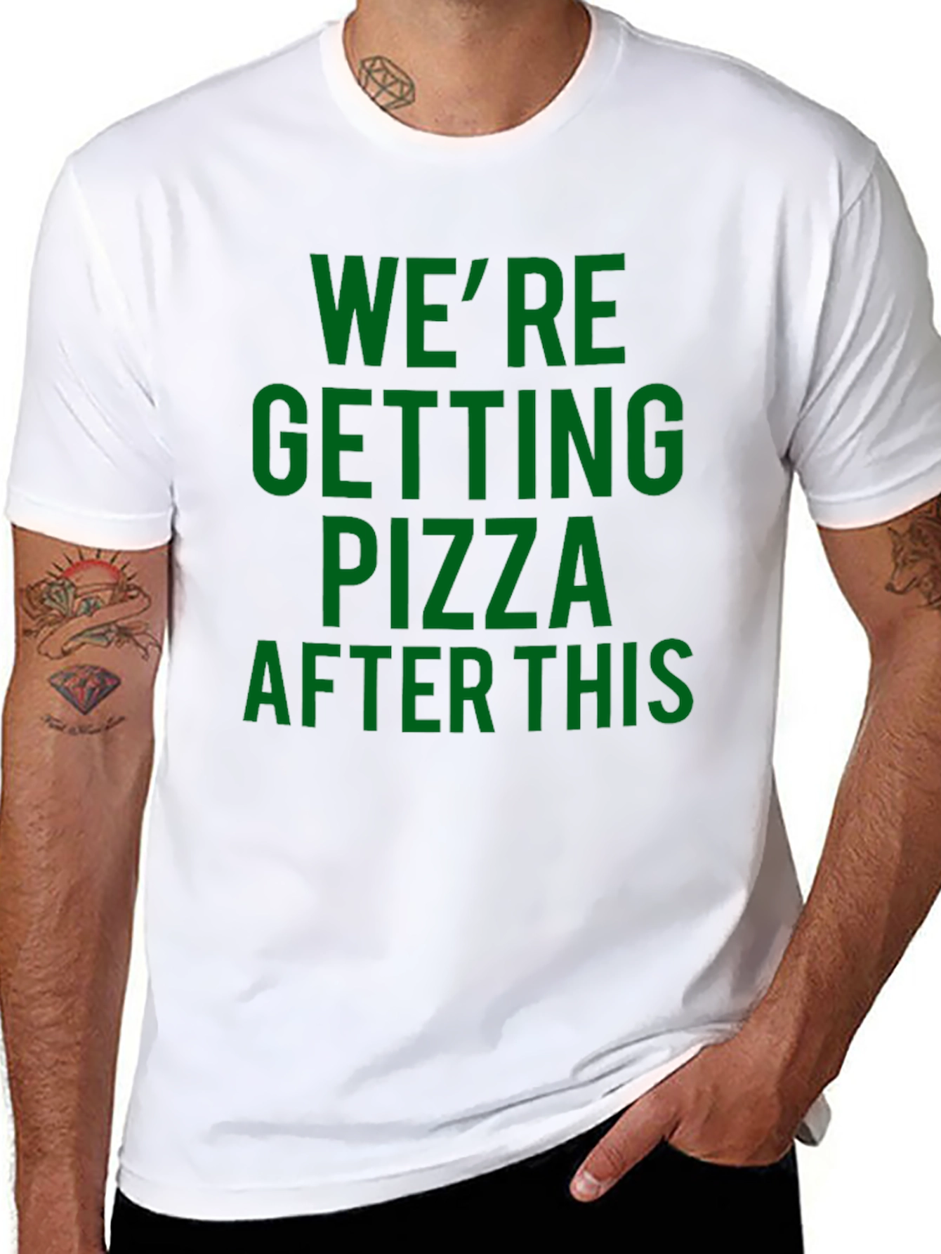 Pizza After This Black T-Shirt