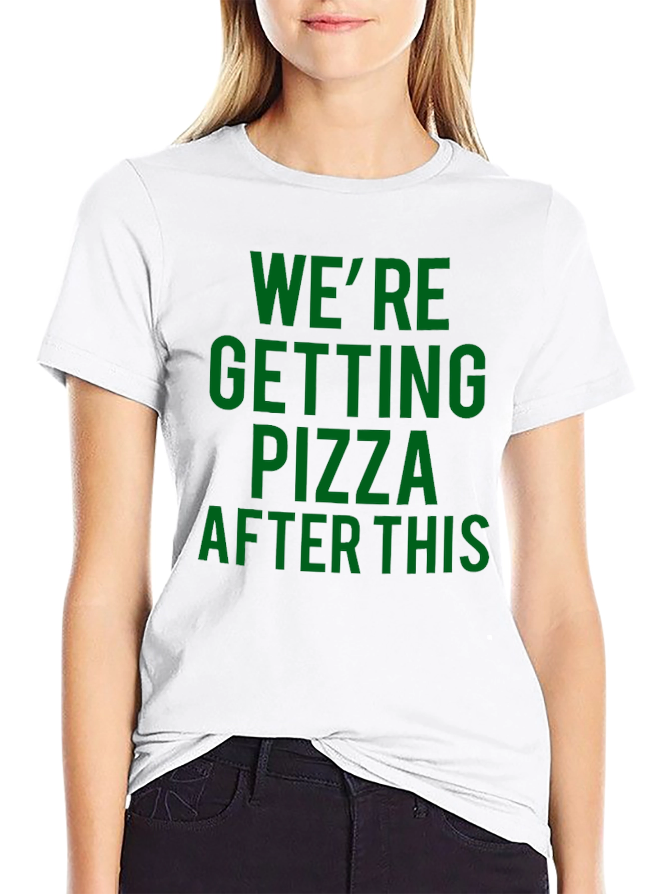 Pizza After This Black T-Shirt