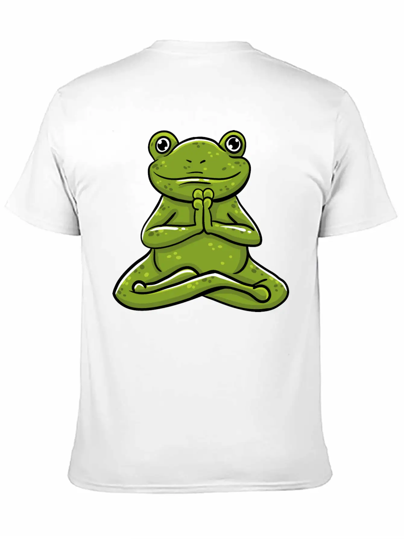Frog Meditating Unisex Casual T-Shirt – Clean Design For Daily Comfort