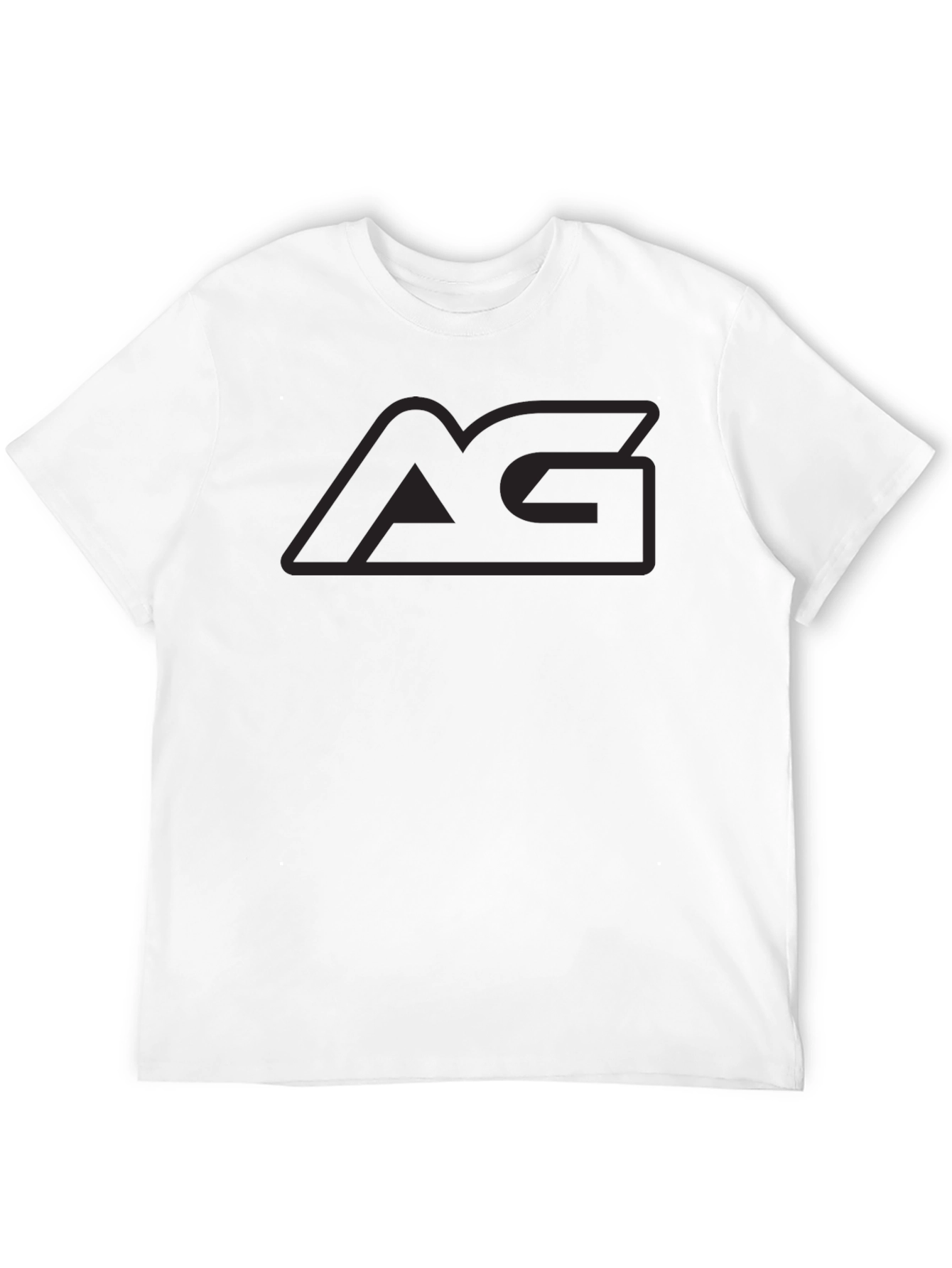 Mens Black Graphic Tee - AG Logo